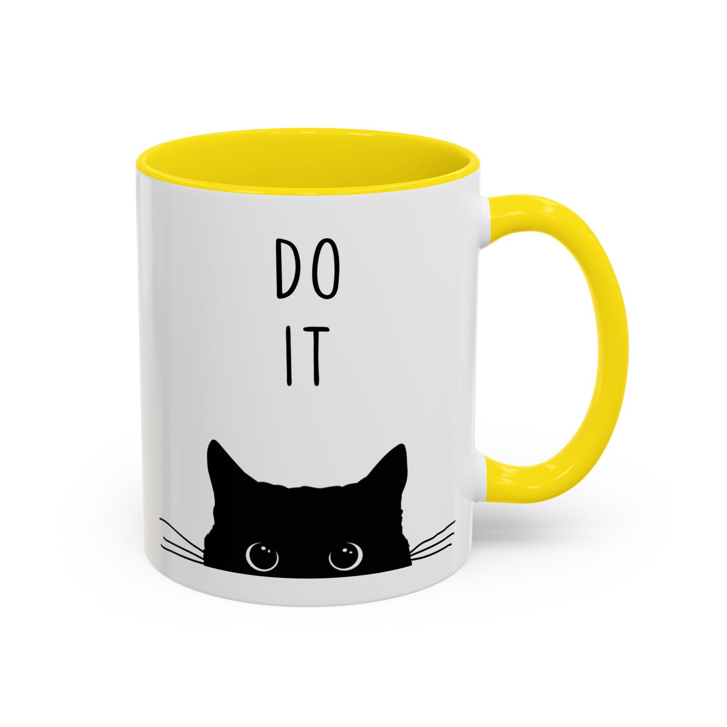 “Do It” Funny Cat Mug | Custom Made Coffee Cup for Cat Lovers & Pet Owners