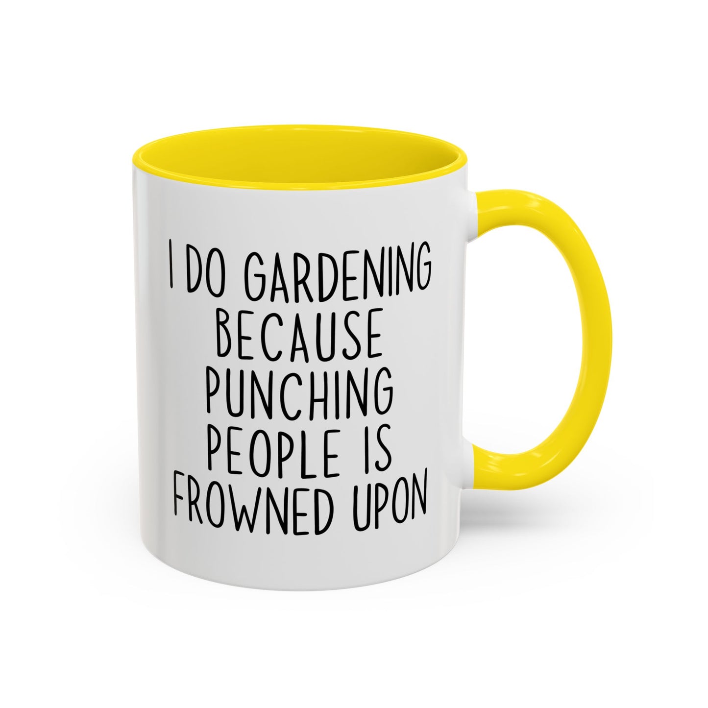 I Garden Because People Stress Me Out Funny Mug | Gardening Humor Cup | Custom Made Gift for Gardeners
