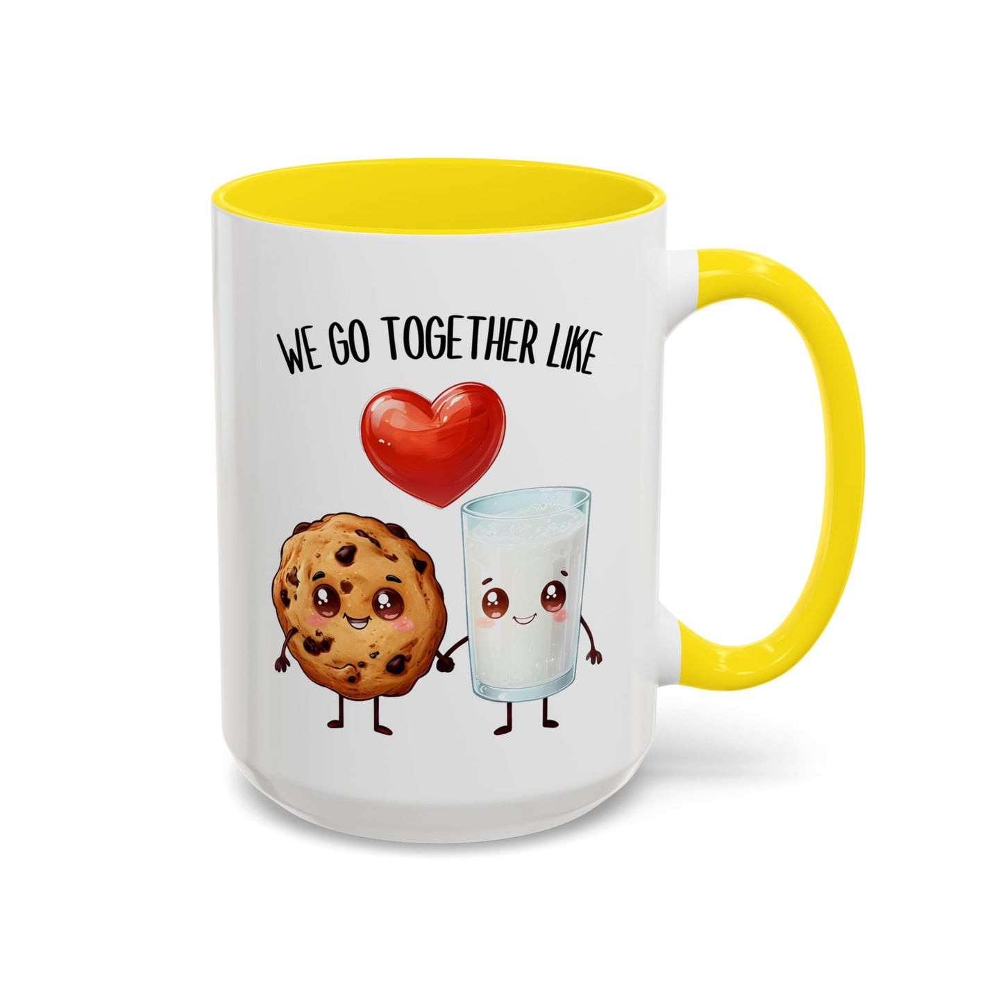 We Go Together Like Milk and Cookies Mug – Cute Couple Mug | Funny Valentine’s Gift for Him or Her