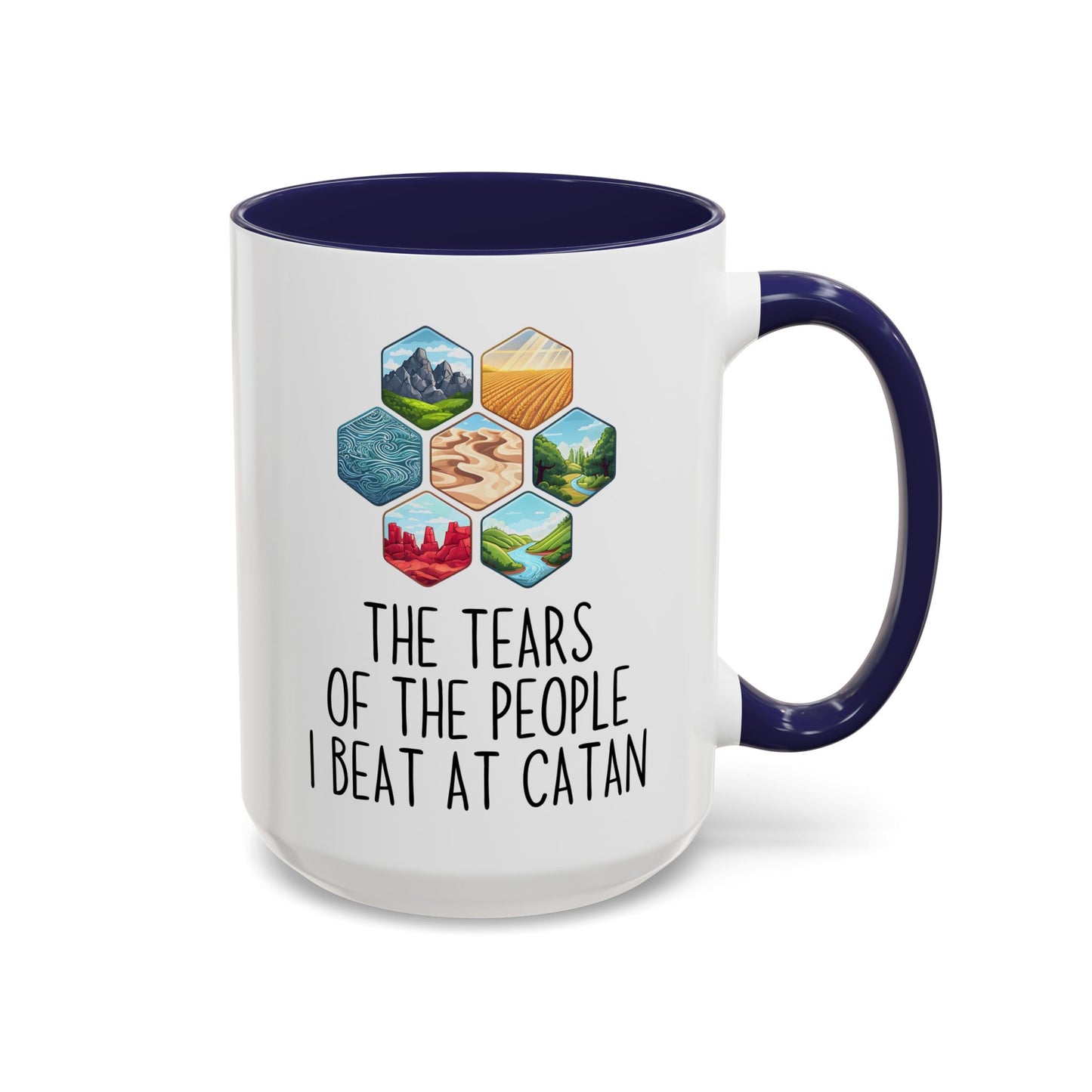 The Tears of the People I Beat at Catan Mug | Funny Board Game Coffee Cup | Custom Made Gift for Gamers & Catan Fans