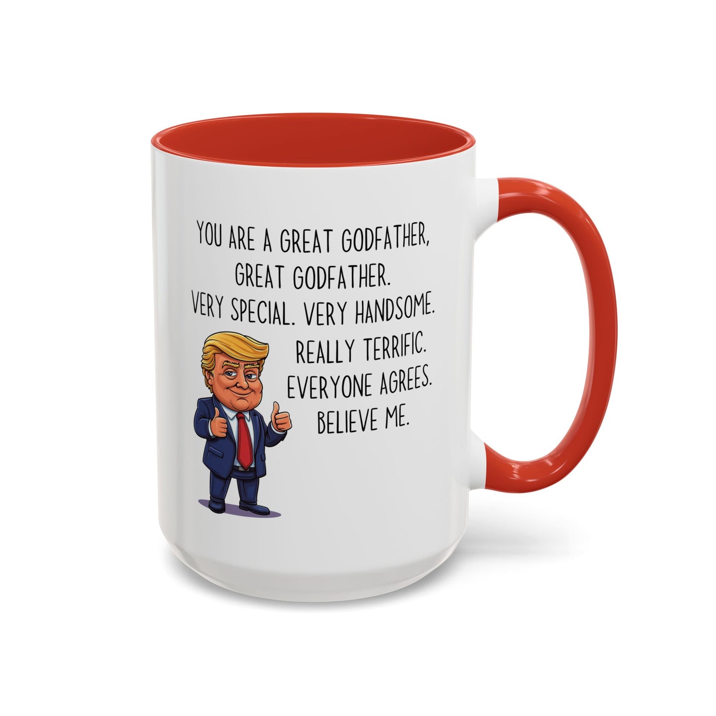 Funny Godfather Mug – “You Are a Great Godfather” Custom Made Coffee Cup | Gift for Godfather or Baptism Gift