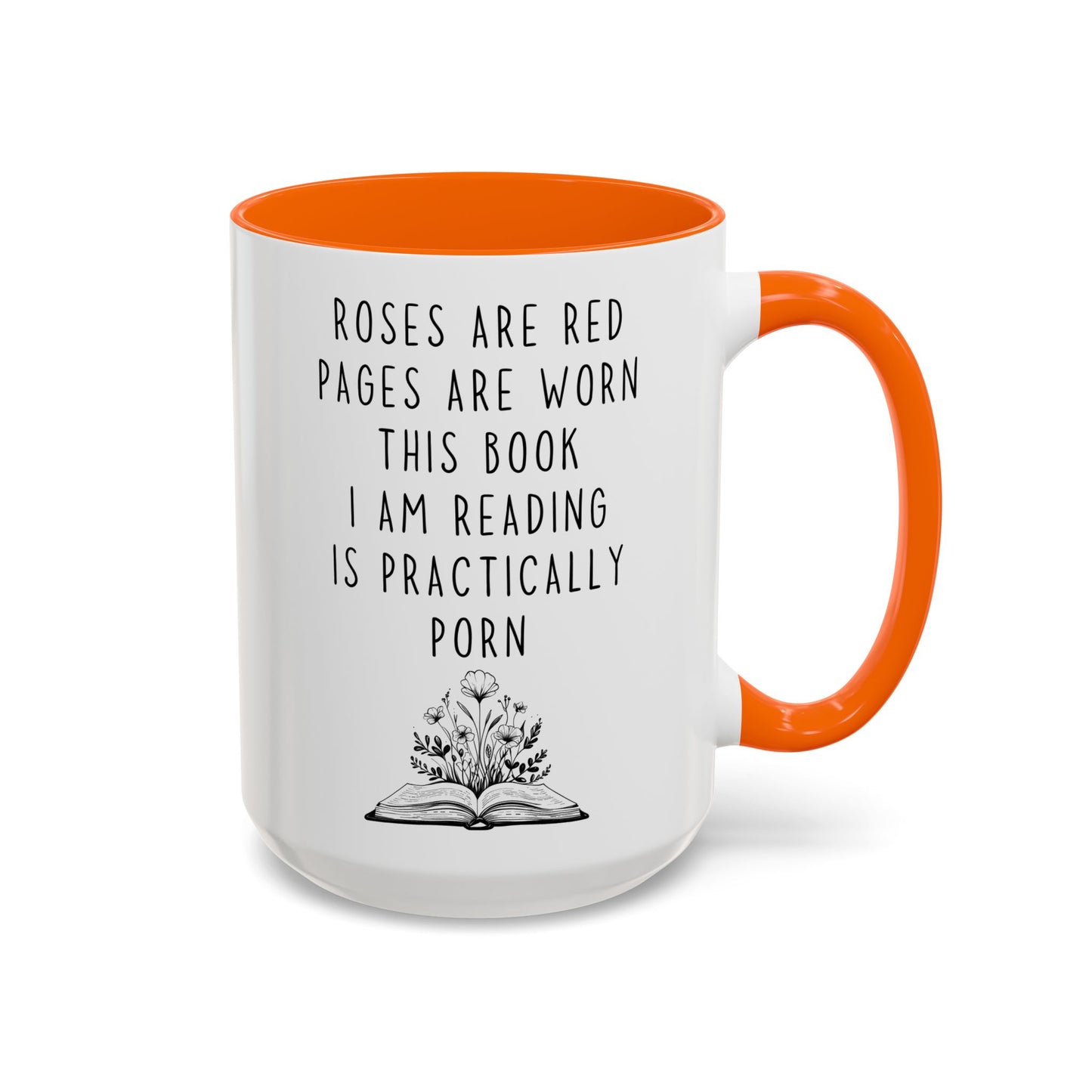 Roses Are Red Funny Book Lover Mug | Spicy Reading Coffee Cup | Custom Made Romance Reader Gift