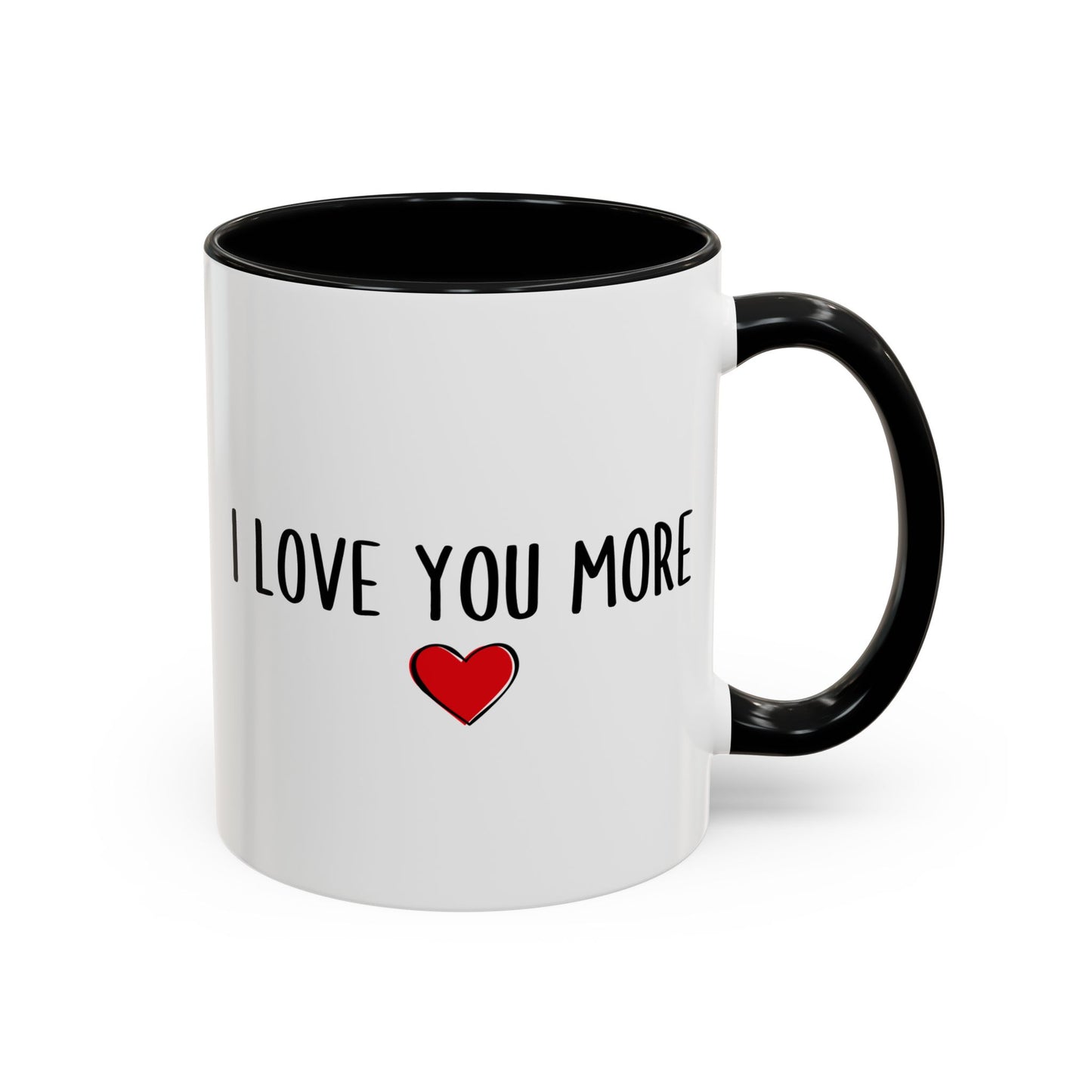 I Love You More Mug – Romantic Custom Made Coffee Cup | Cute Gift for Couples, Valentine’s Day, or Anniversary
