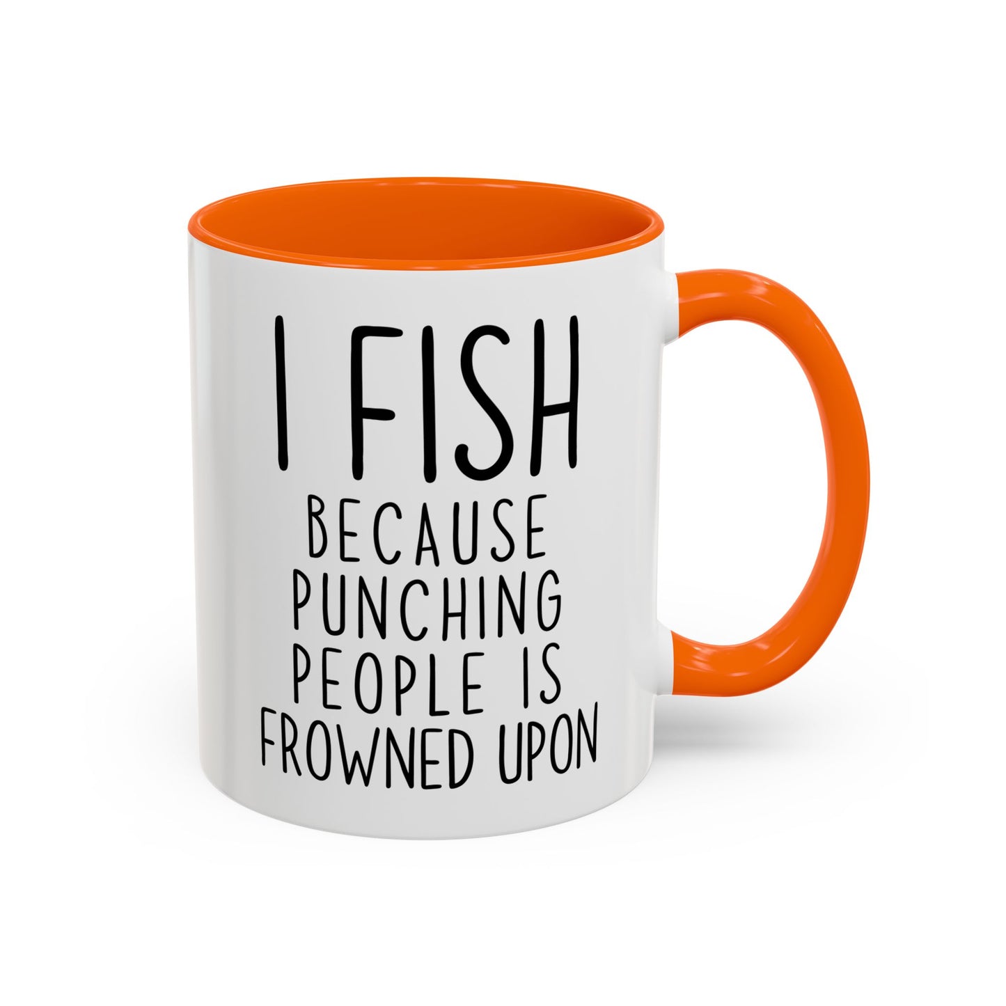 I Fish Because People Stress Me Out Funny Mug | Fishing Lover Cup | Custom Made Gift for Anglers