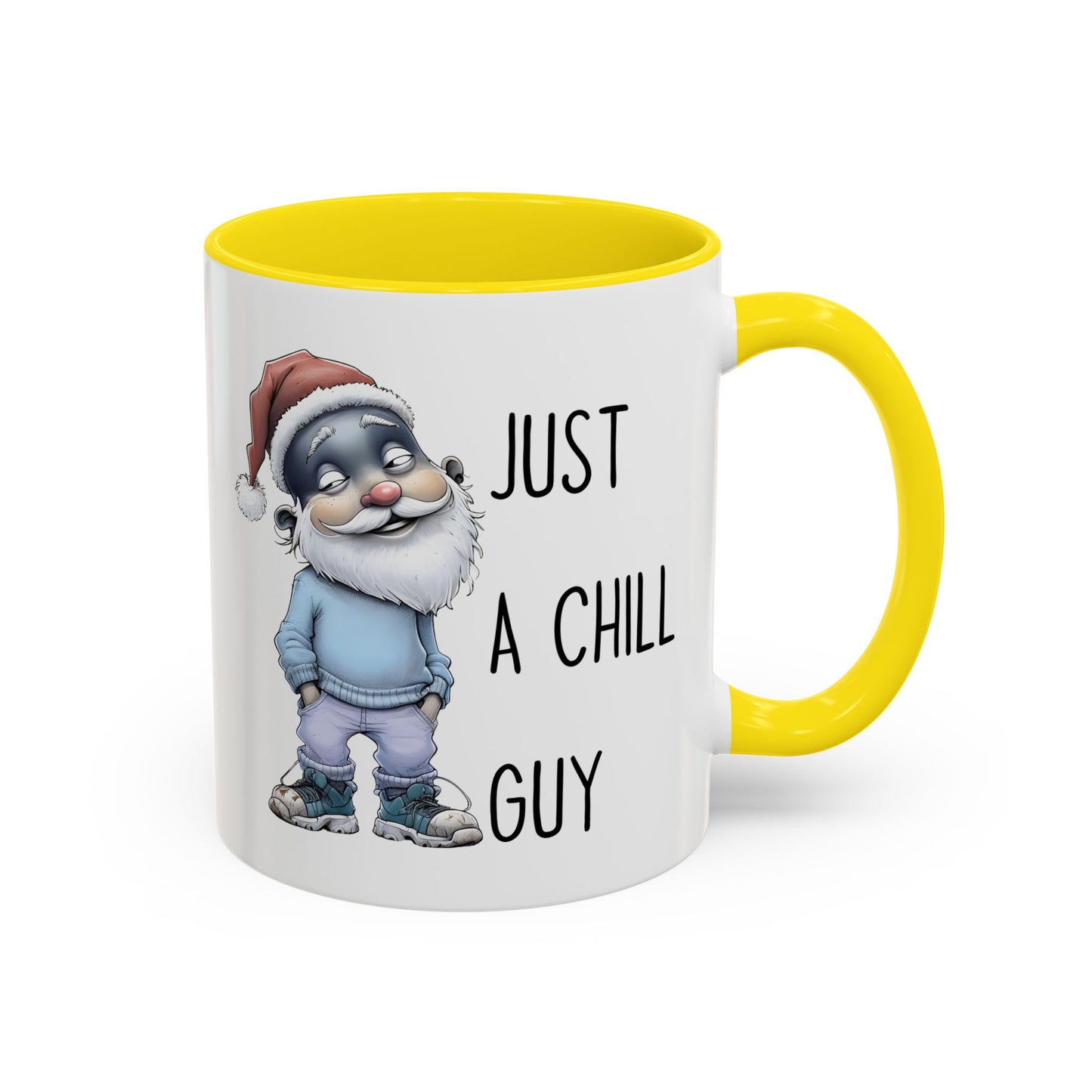 Just a Chill Guy Christmas Mug | Funny Santa Coffee Cup | Custom Made Holiday Gift