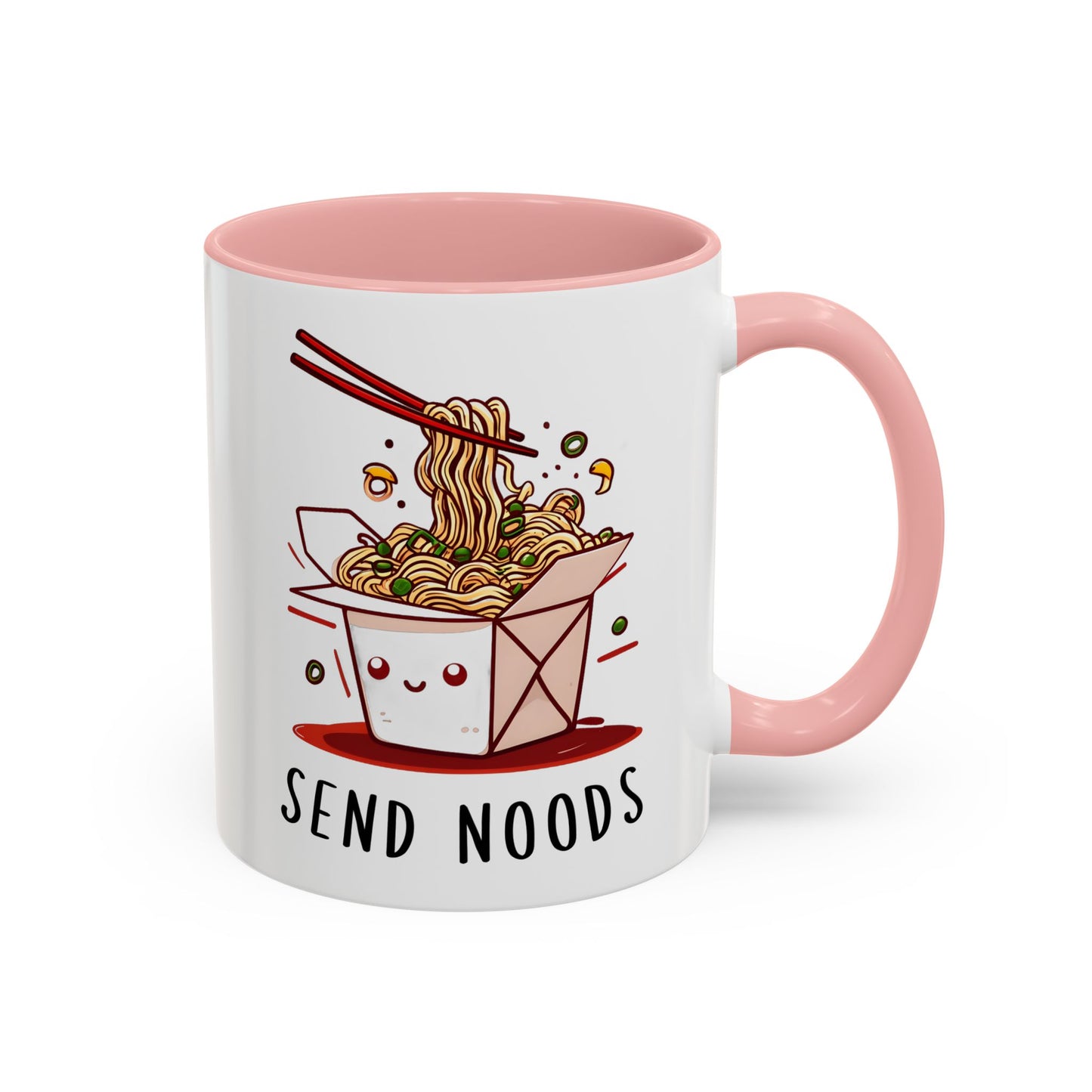 Send Noods Mug – Funny Noodle Mug | Cute Food Pun Coffee Cup