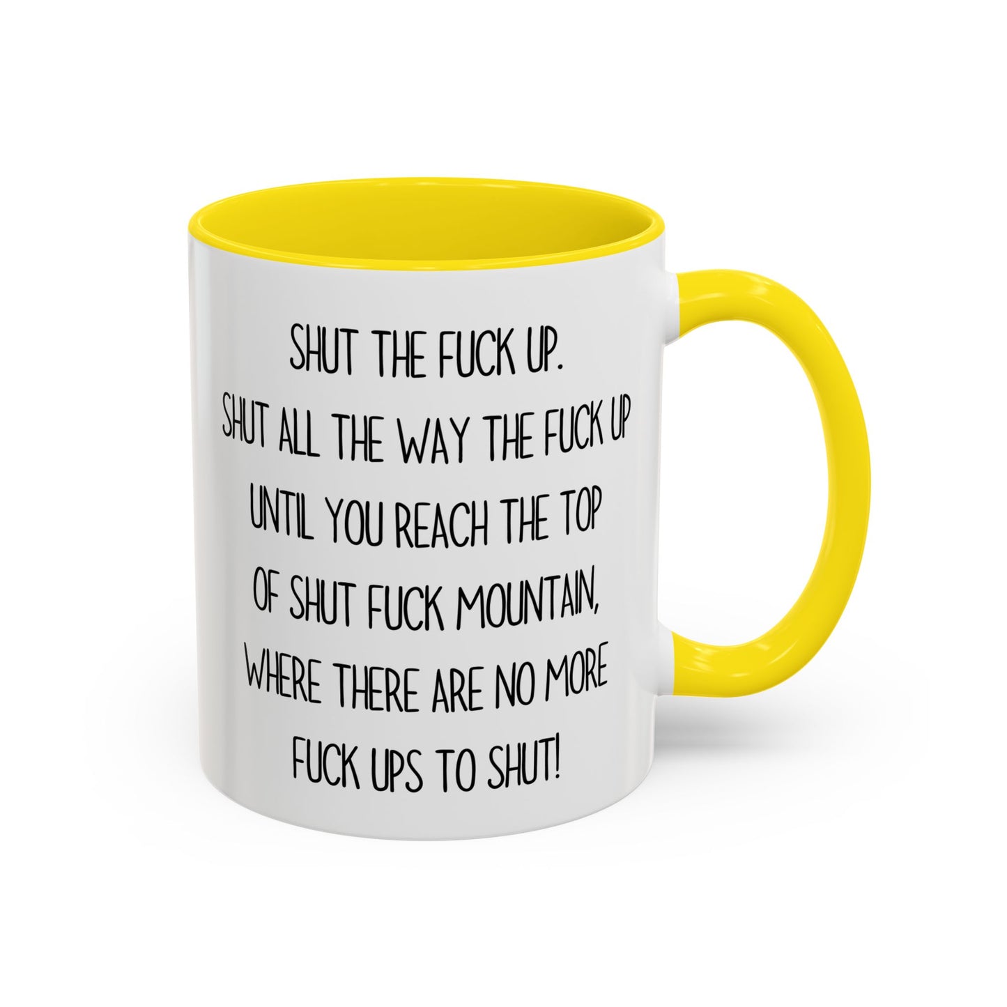 Shut The F* Up Mug – Funny Offensive Coffee Mug | Savage Adult Humor Gift**