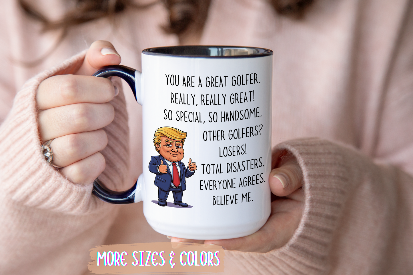 Funny Golfer Mug – “You Are a Great Golfer” Custom Made Coffee Cup | Golf Gift for Men or Women