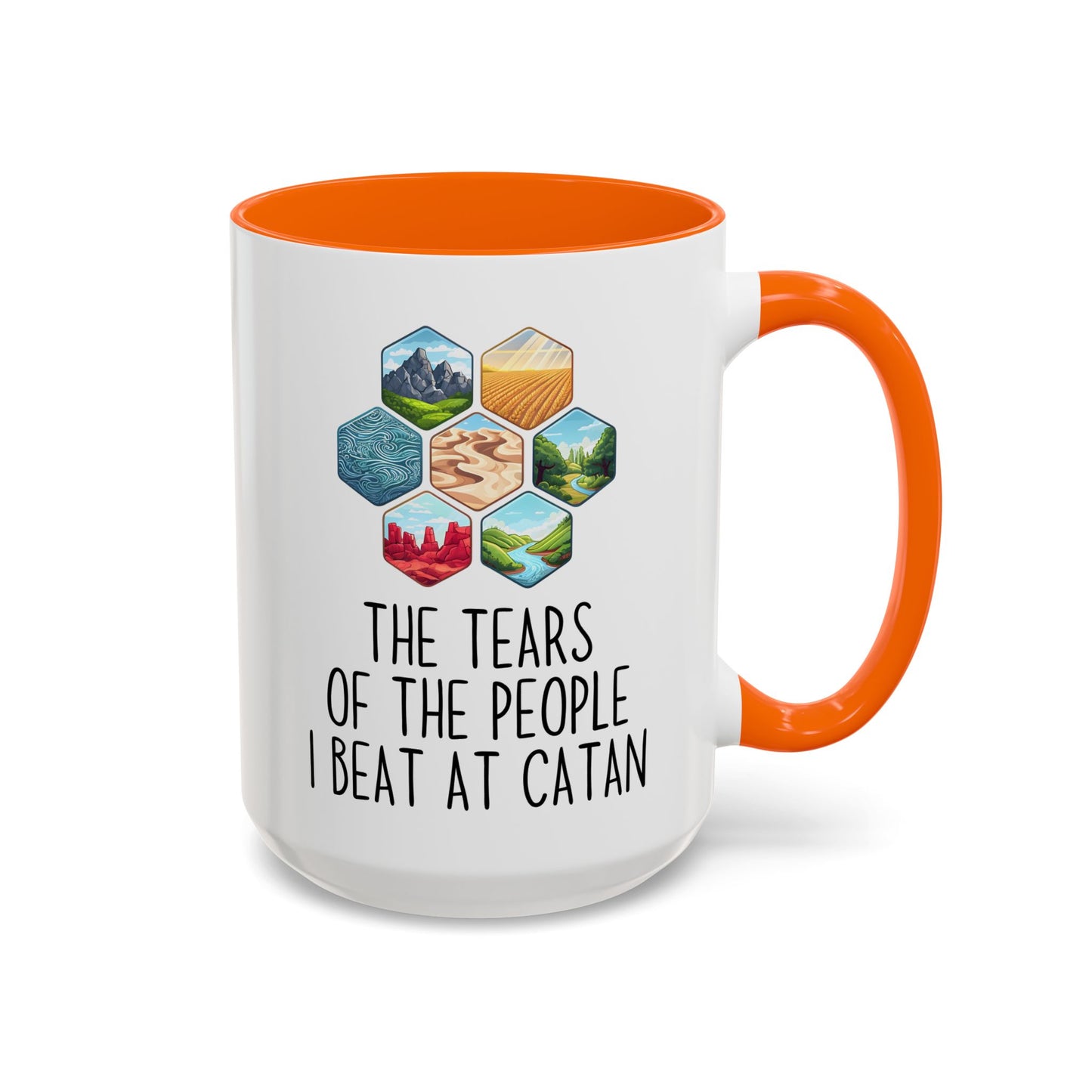 The Tears of the People I Beat at Catan Mug | Funny Board Game Coffee Cup | Custom Made Gift for Gamers & Catan Fans