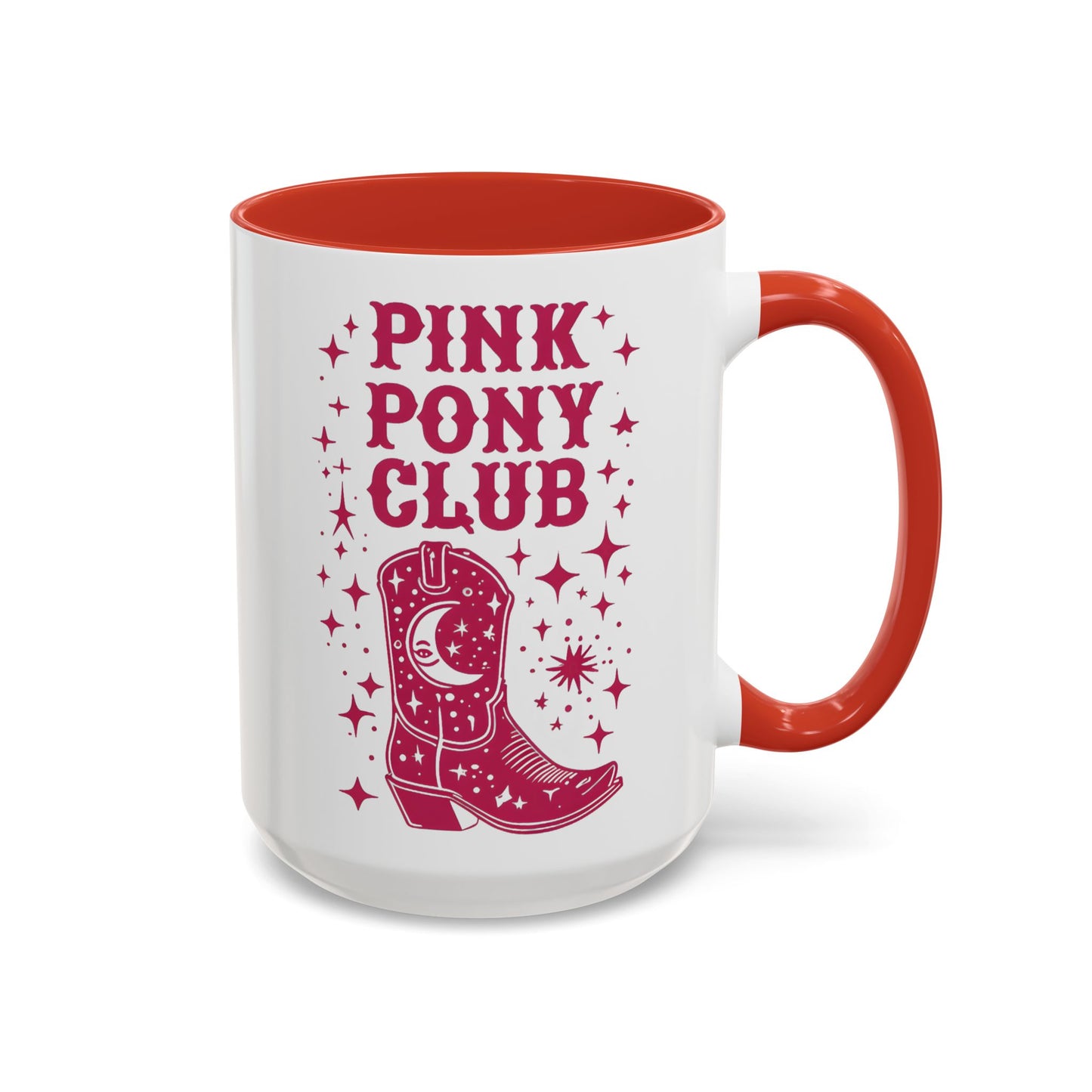 Pink Pony Club Mug | Western Aesthetic Cowgirl Mug | Retro Country Boot Mug | Custom Made Gift