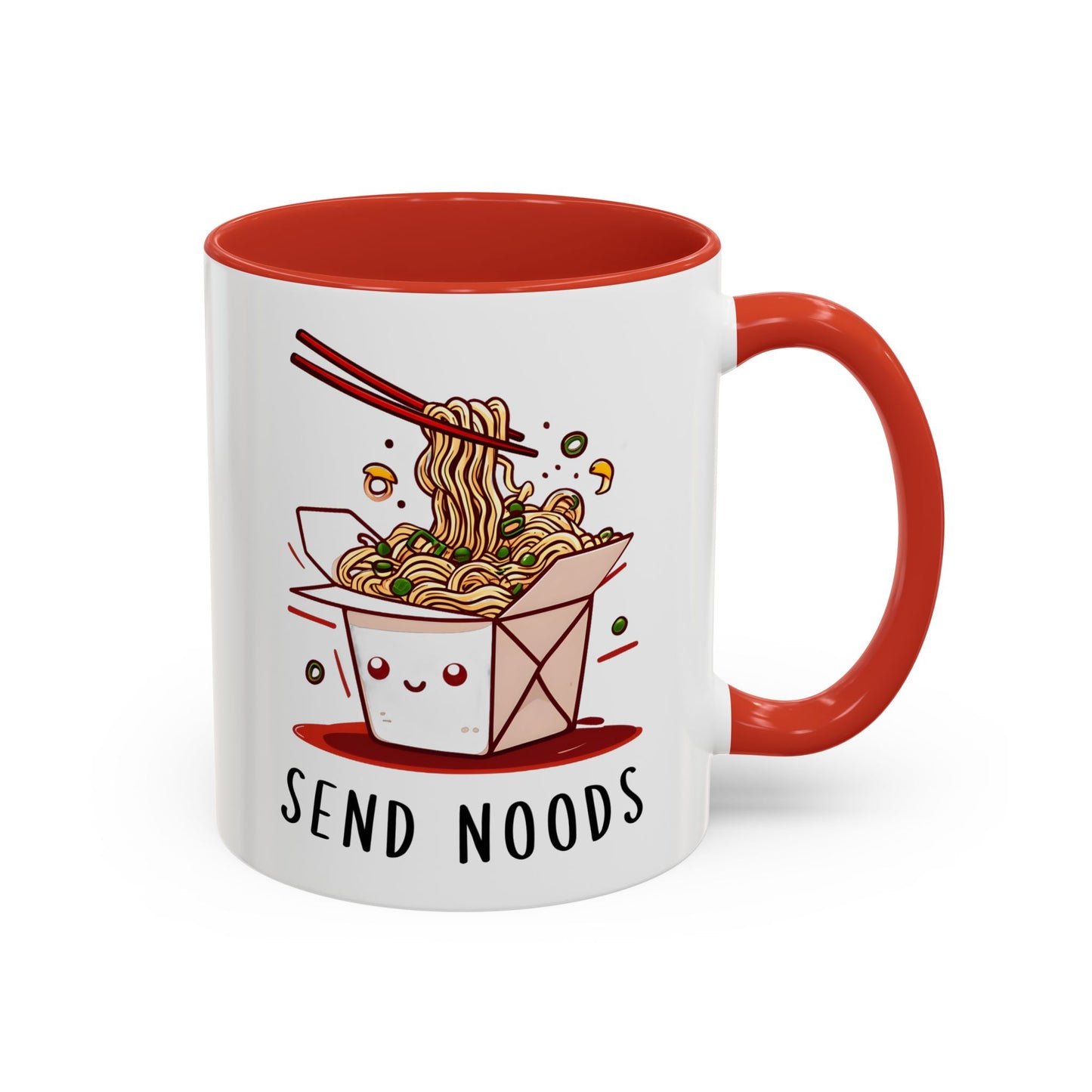 Send Noods Mug – Funny Noodle Mug | Cute Food Pun Coffee Cup