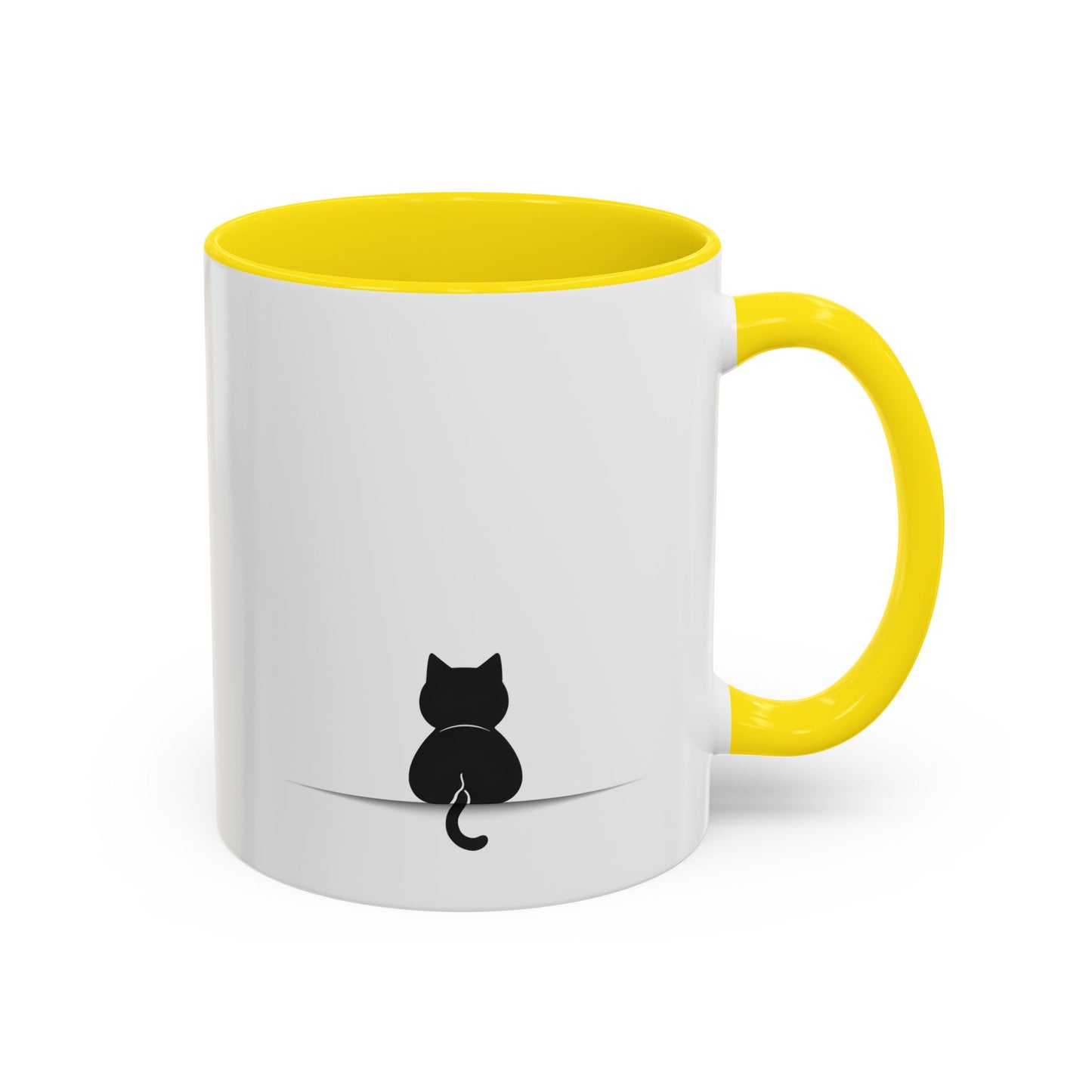 Minimalist Black Cat Mug | Cute Cat Lover Gift | Custom Made Pet Coffee Cup