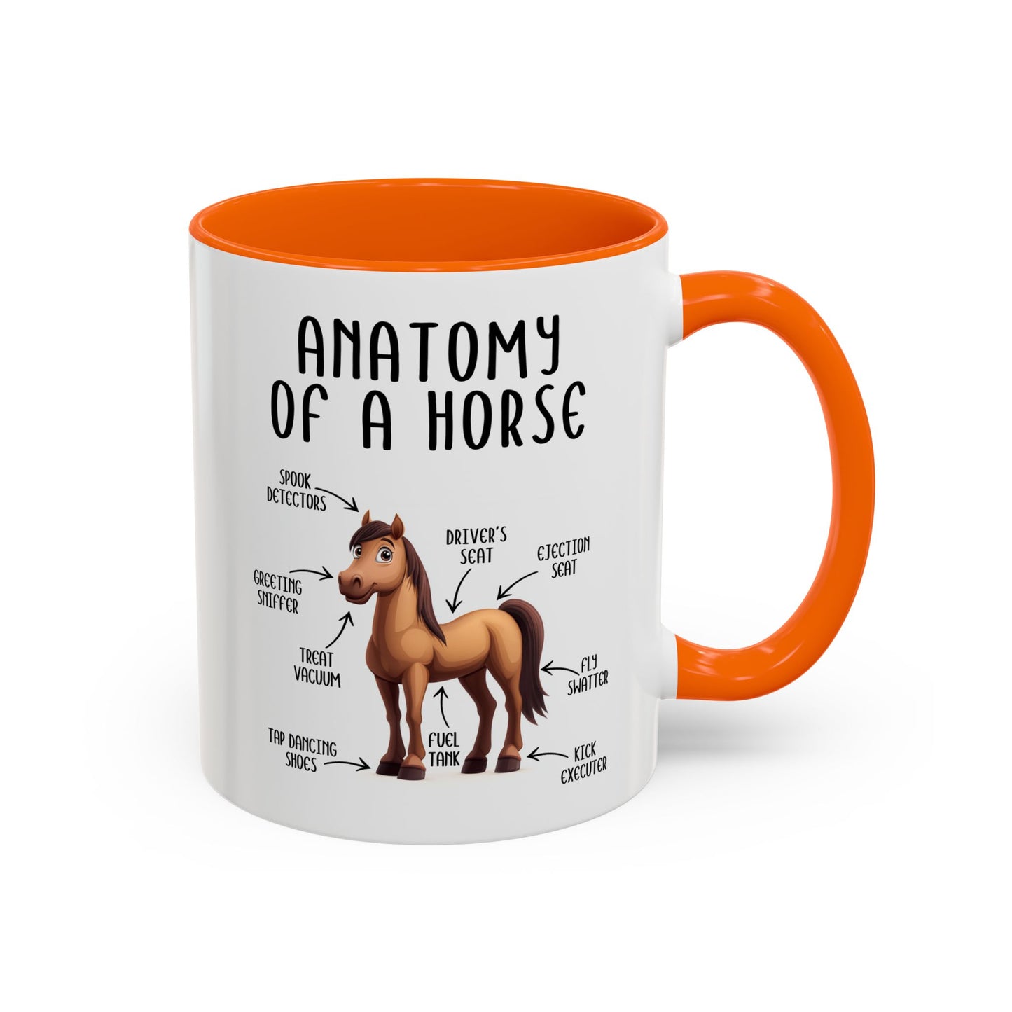 Anatomy of a Horse Mug | Funny Horse Lover Gift | Custom Made Equestrian Coffee Cup