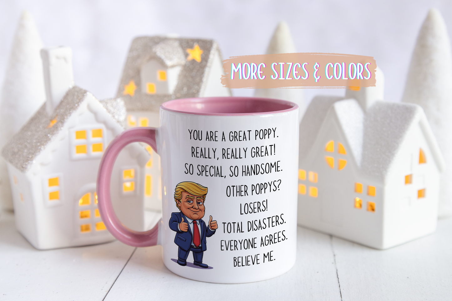 Funny Poppy Mug – “You Are a Great Poppy” Custom Made Coffee Cup | Gift for Grandpa, Father’s Day or Birthday