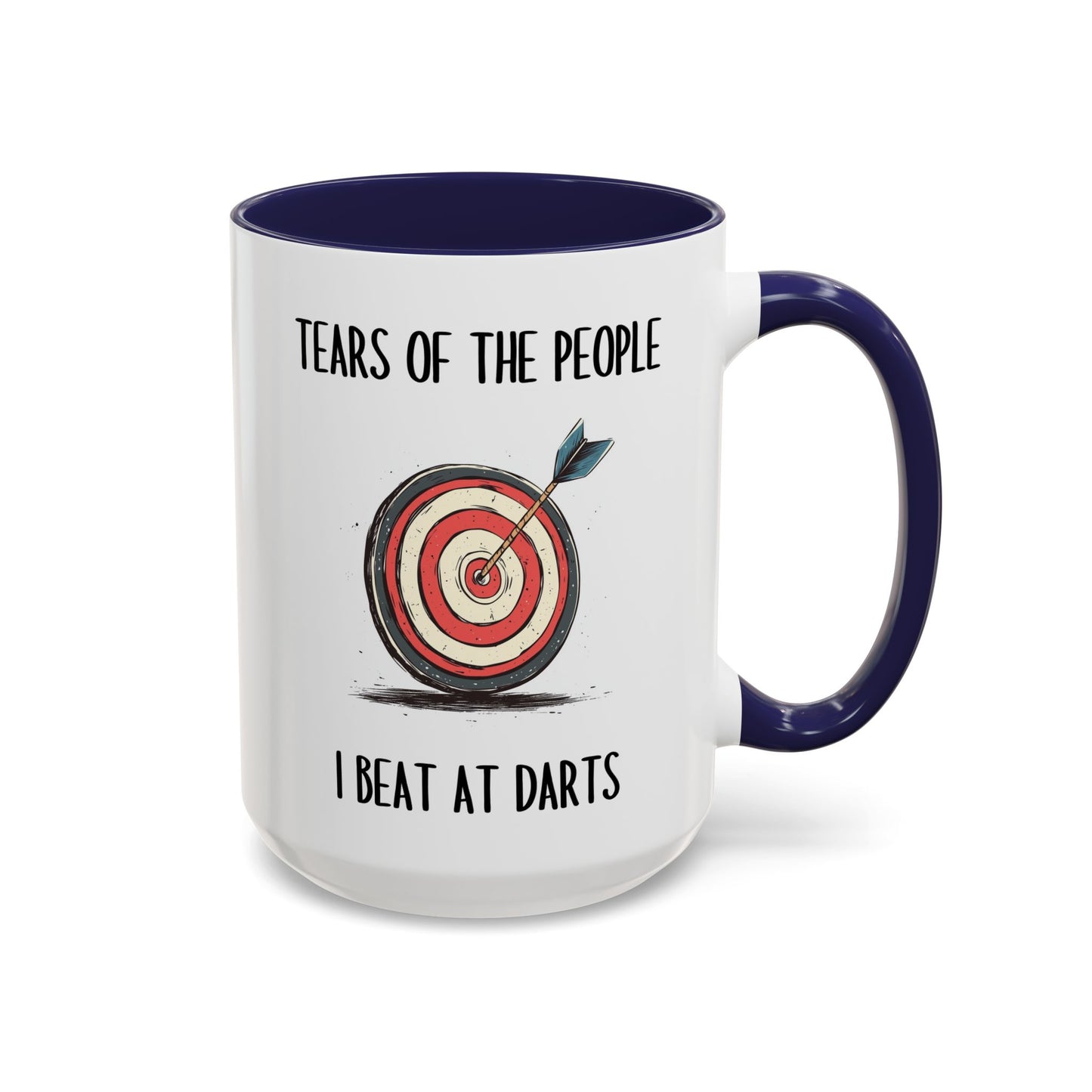 Tears of the People I Beat at Darts Mug | Funny Darts Player Gift | Custom Made Coffee Cup