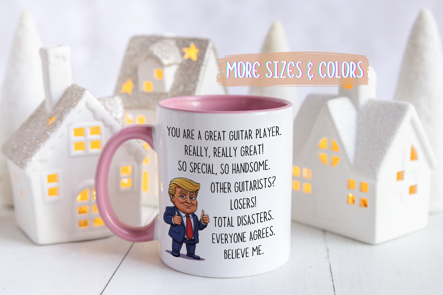 Funny Guitar Player Mug – “You Are a Great Guitar Player” Custom Made Coffee Cup | Gift for Musicians, Guitarists & Music Lovers