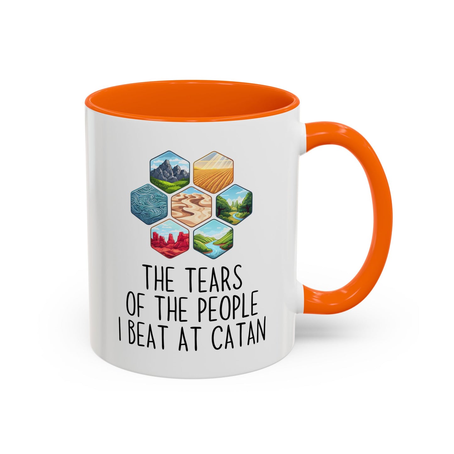 The Tears of the People I Beat at Catan Mug | Funny Board Game Coffee Cup | Custom Made Gift for Gamers & Catan Fans
