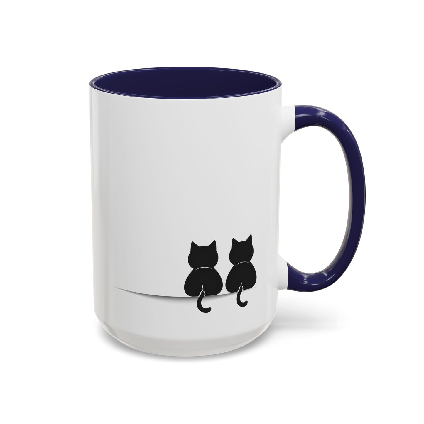 Two Black Cats Mug | Minimalist Cat Lover Gift | Custom Made Coffee Cup for Pet Owners