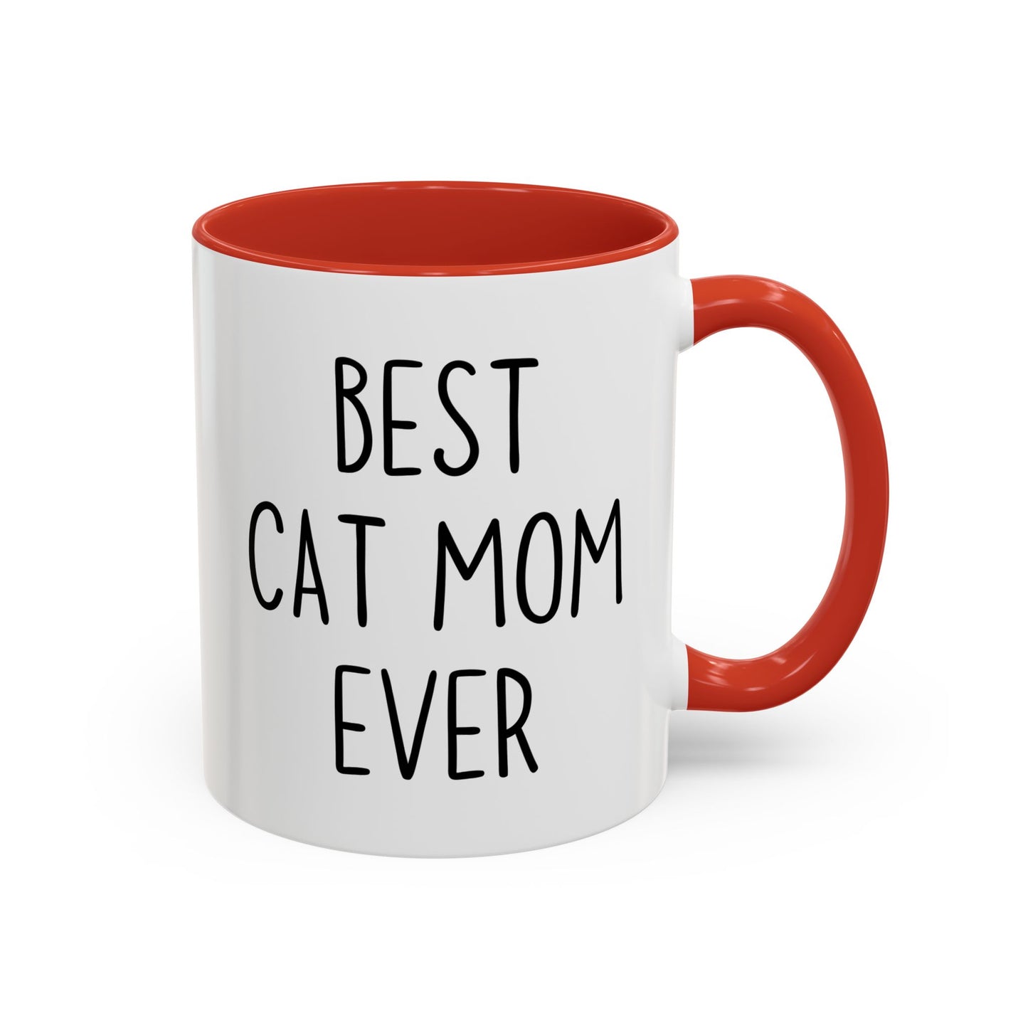 Best Cat Mom Ever Mug | Funny Cat Lover Gift | Custom Made Coffee Cup for Cat Moms