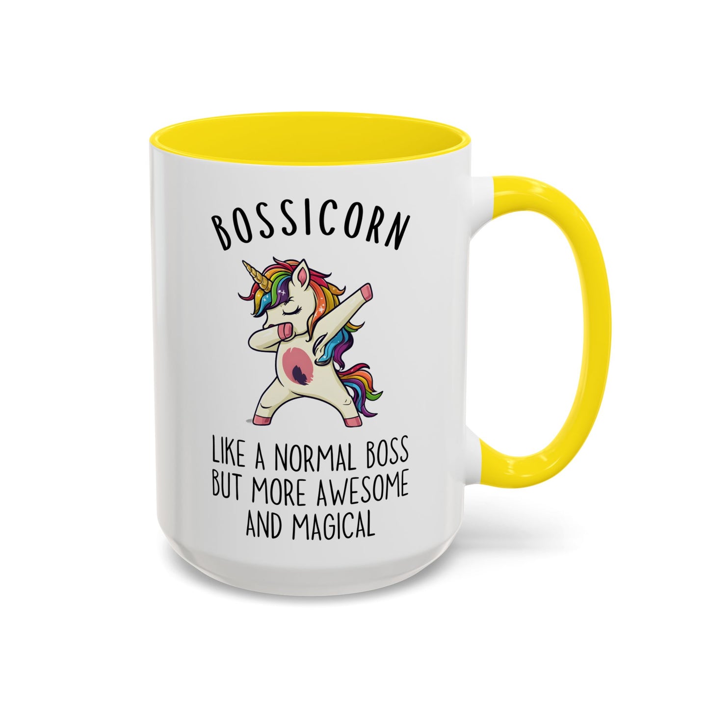 Bossicorn Funny Boss Mug | Magical Unicorn Boss Gift | Custom Made Cup for Managers & Coworkers