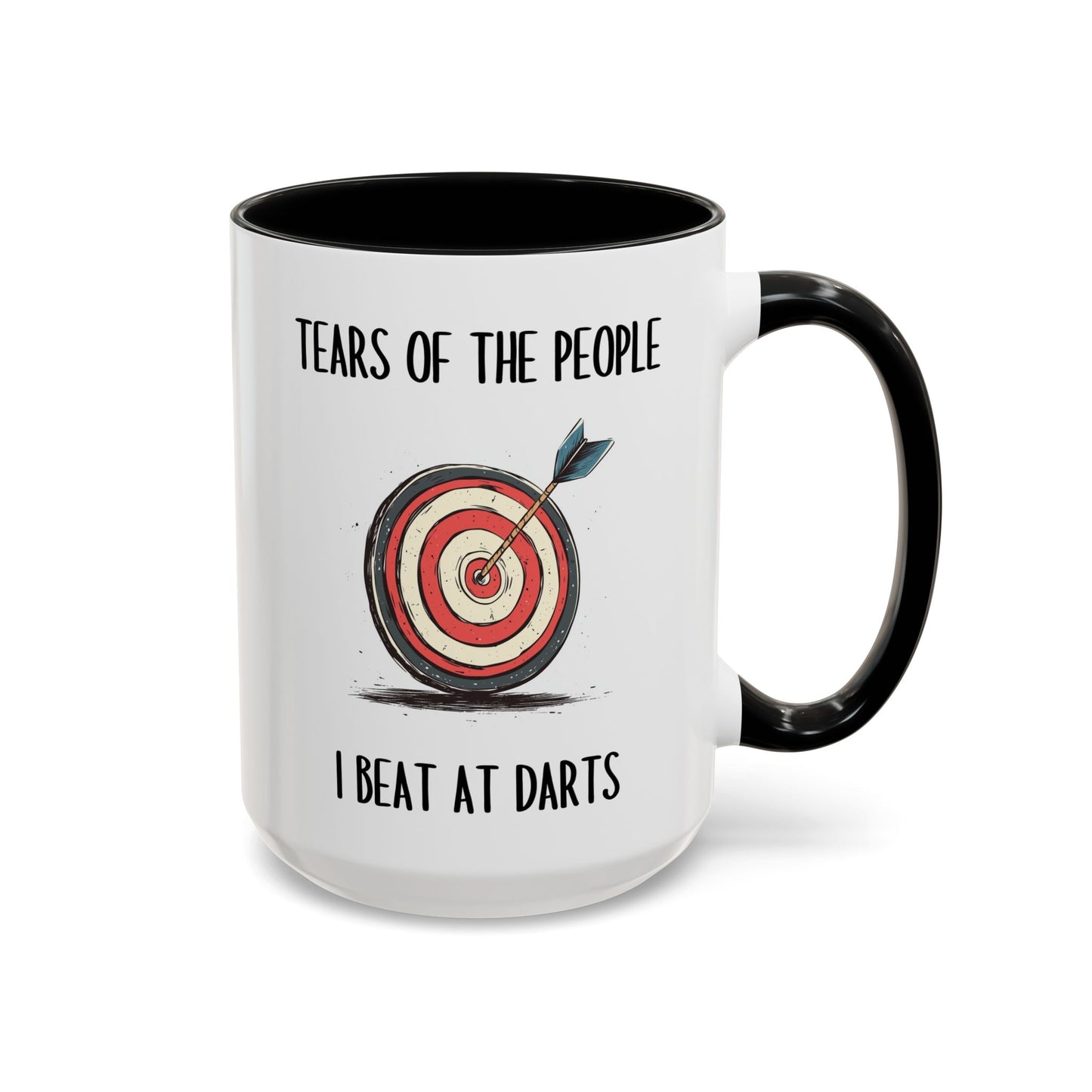 Tears of the People I Beat at Darts Mug | Funny Darts Player Gift | Custom Made Coffee Cup