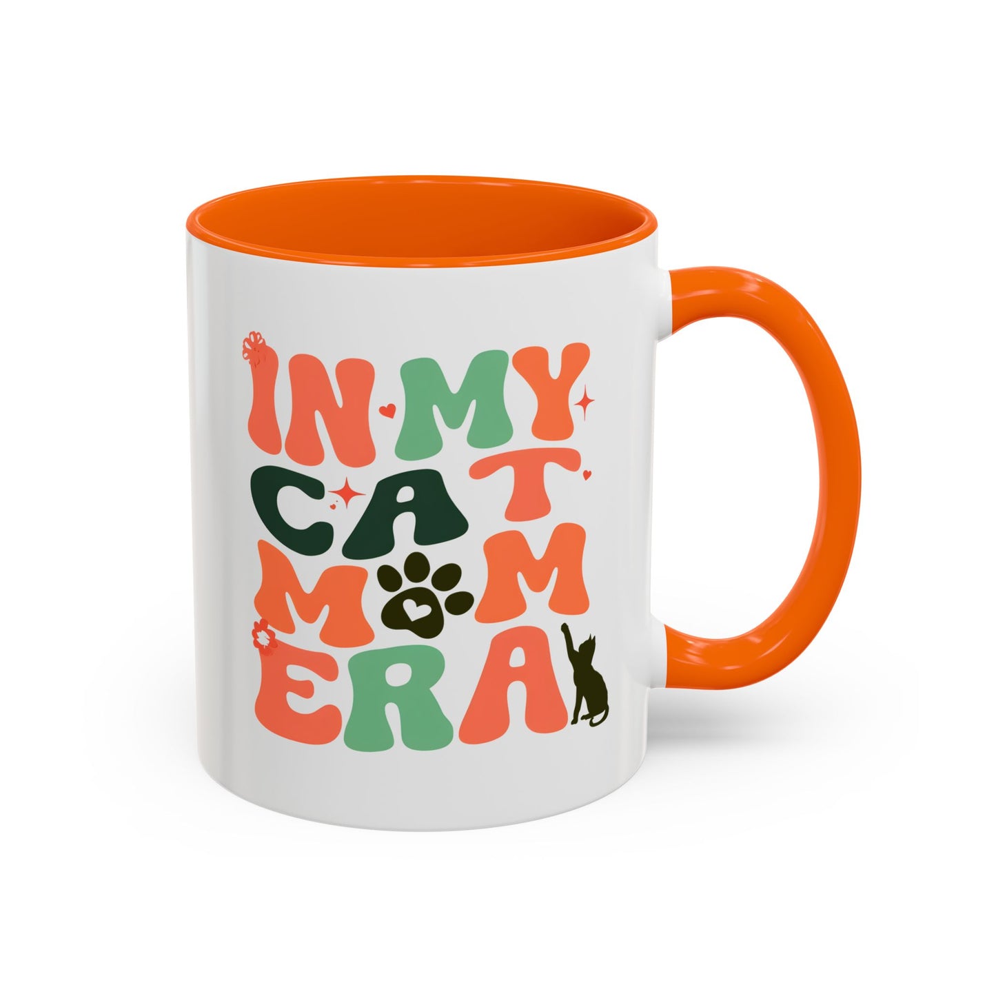 In My Cat Mom Era Mug | Retro Cat Lover Gift | Custom Made Coffee Cup for Cat Moms