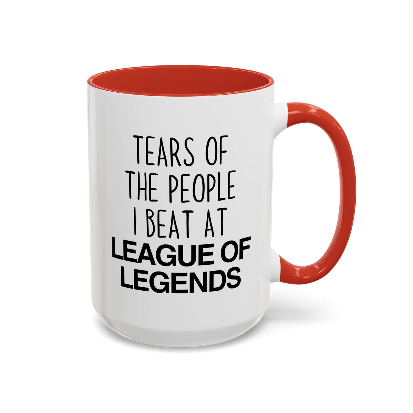 Tears of the People I Beat at League of Legends Mug | Funny Gamer Mug | Custom Made Gift for League Players