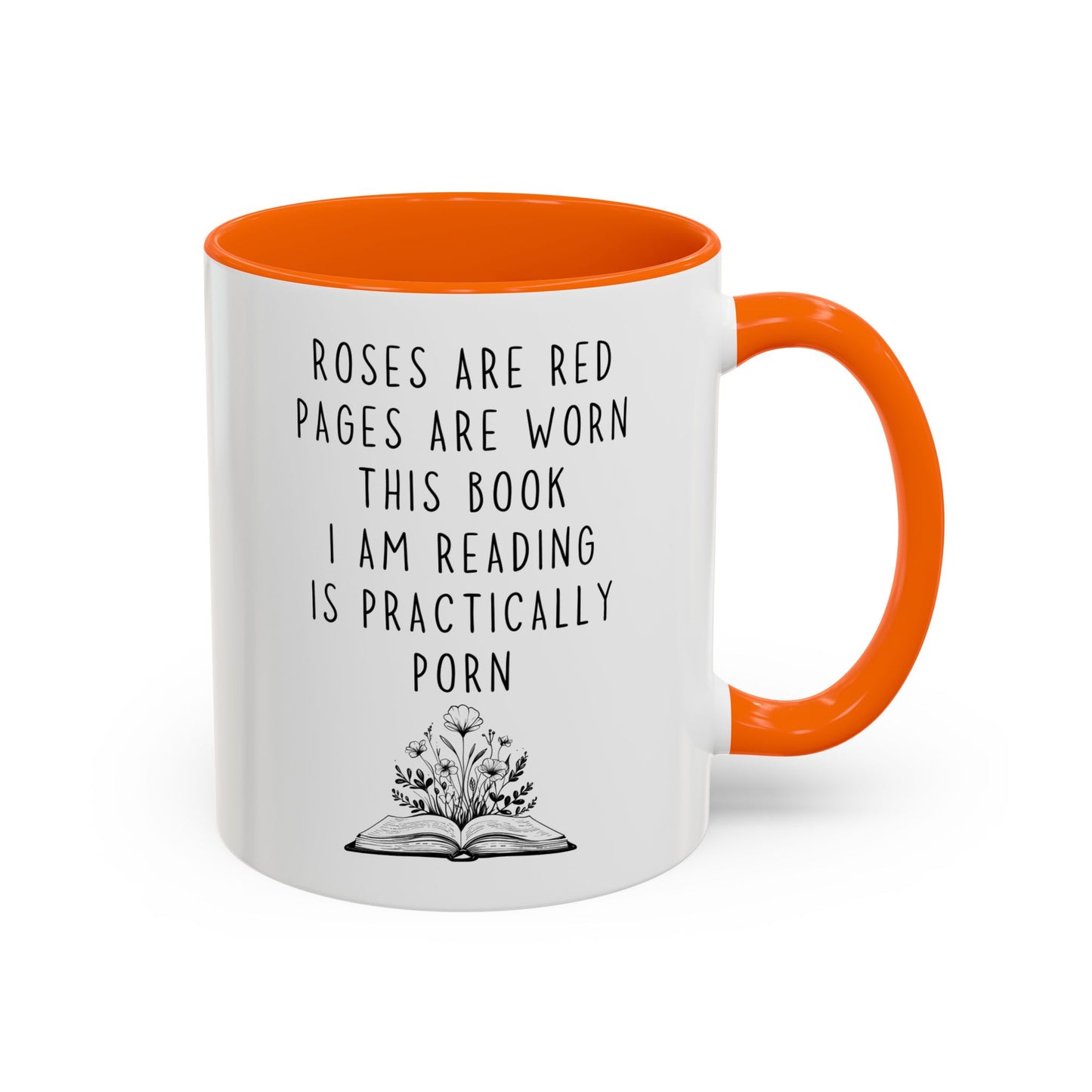 Roses Are Red Funny Book Lover Mug | Spicy Reading Coffee Cup | Custom Made Romance Reader Gift