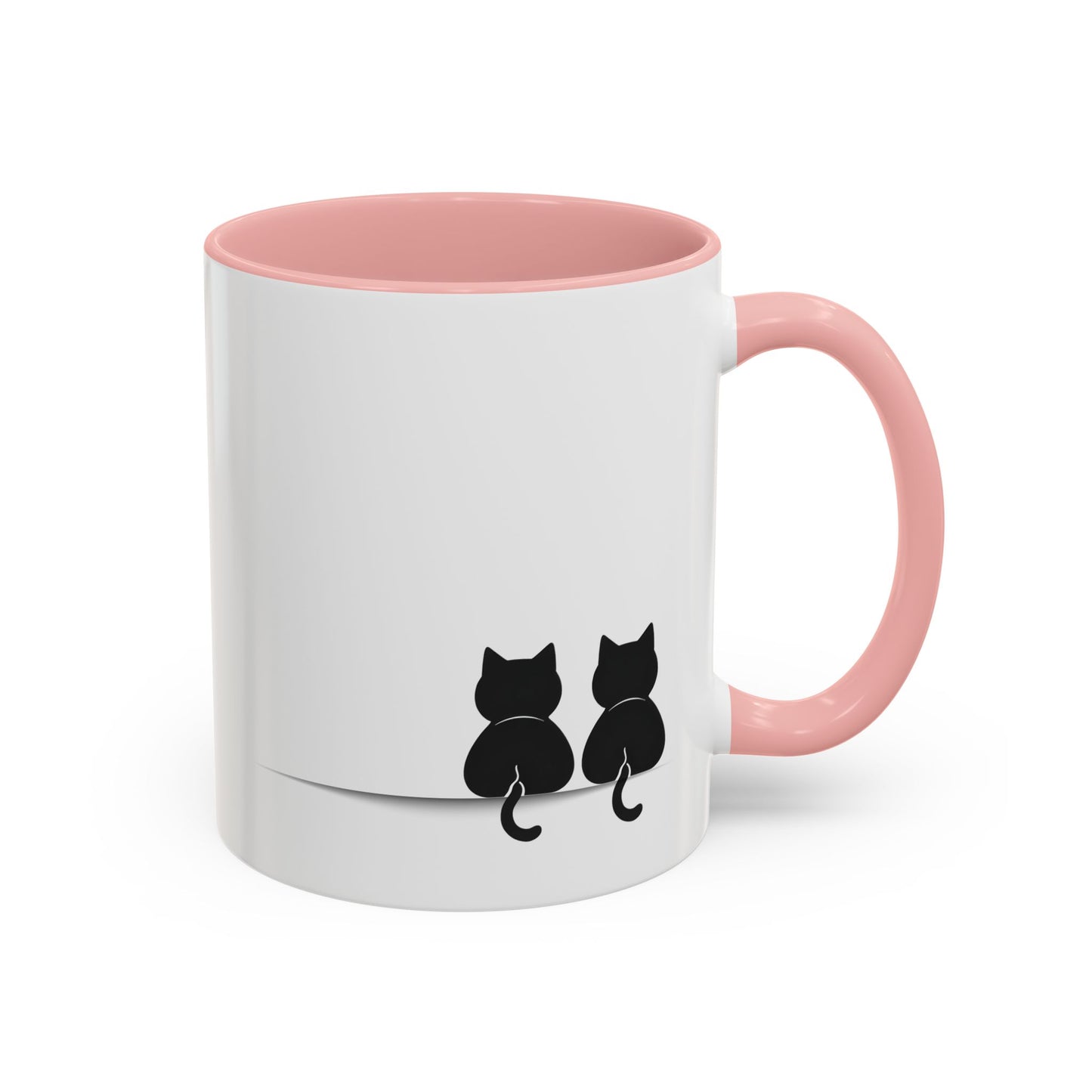 Two Black Cats Mug | Minimalist Cat Lover Gift | Custom Made Coffee Cup for Pet Owners