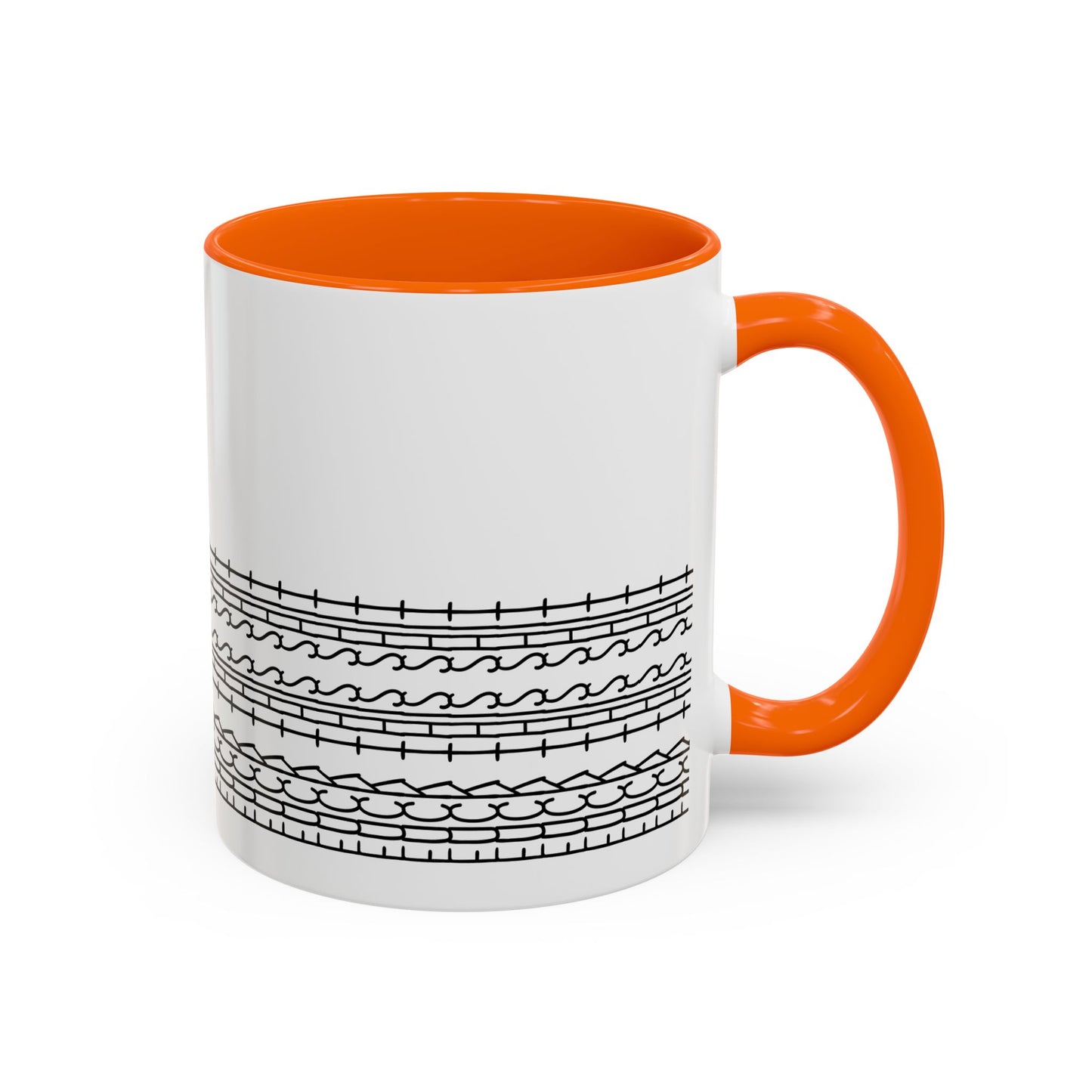 Barbed Wire Hidden Message Mug – Minimalist Grunge Coffee Mug | Edgy Aesthetic Gift for Him or Her