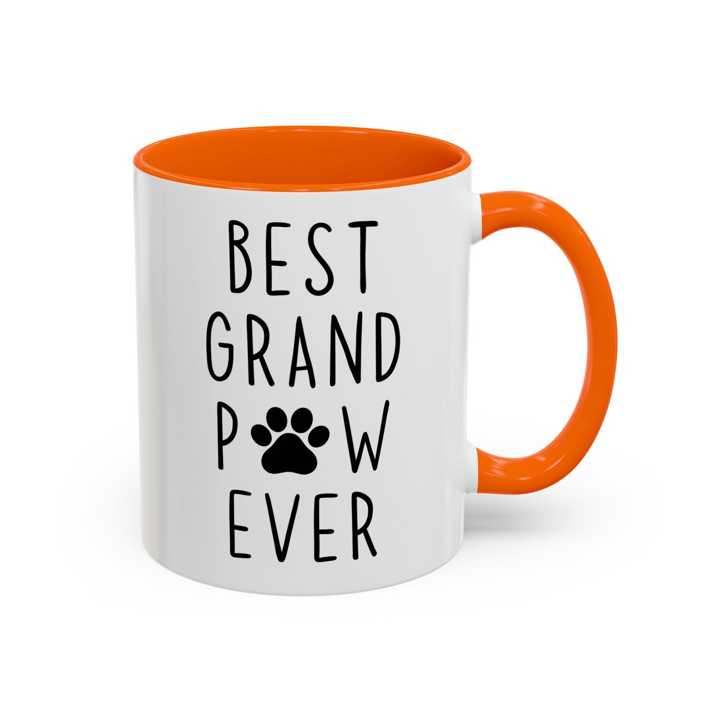 Best Grand Paw Ever Mug | Funny Pet Lover Gift | Custom Made Dog Grandpa Coffee Cup
