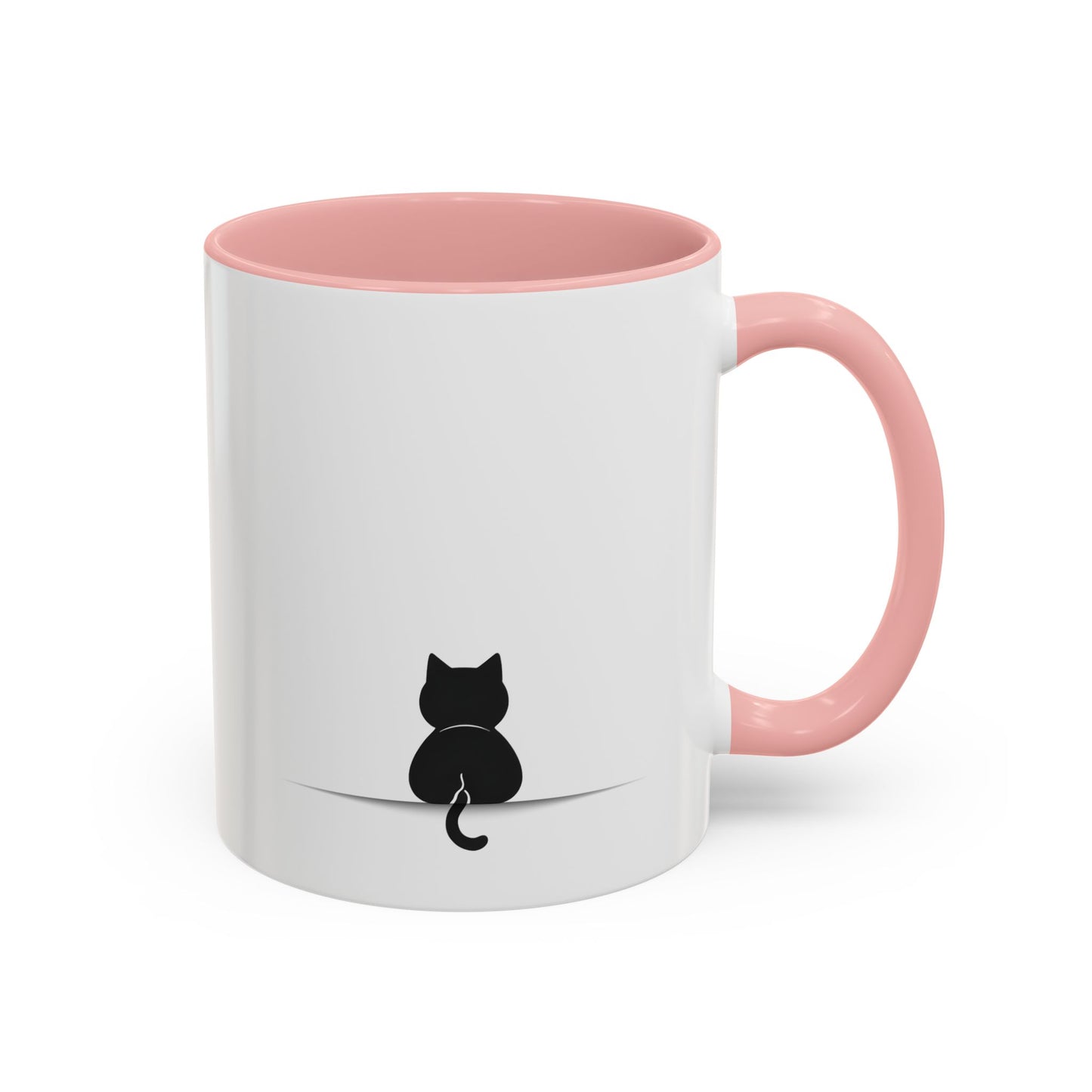 Minimalist Black Cat Mug | Cute Cat Lover Gift | Custom Made Pet Coffee Cup