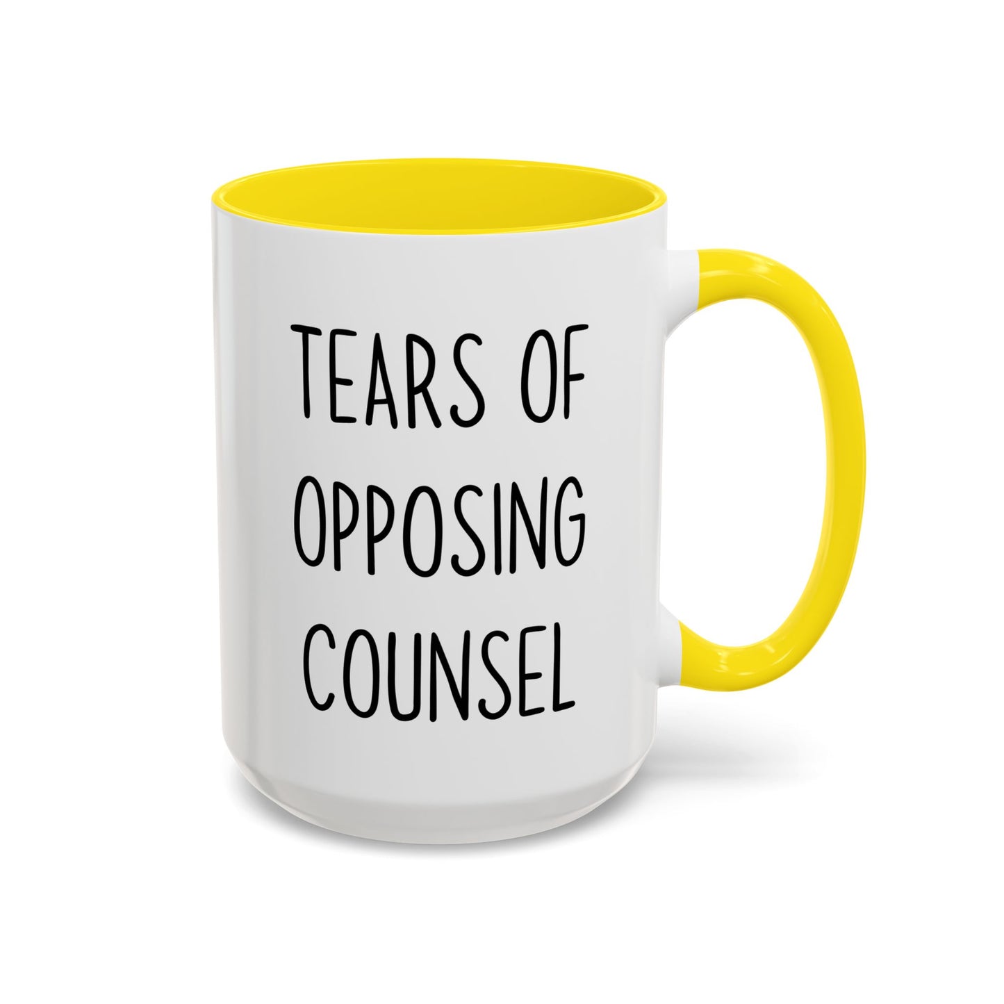 Tears of Opposing Counsel Mug | Funny Lawyer Gift | Custom Made Attorney Coffee Cup