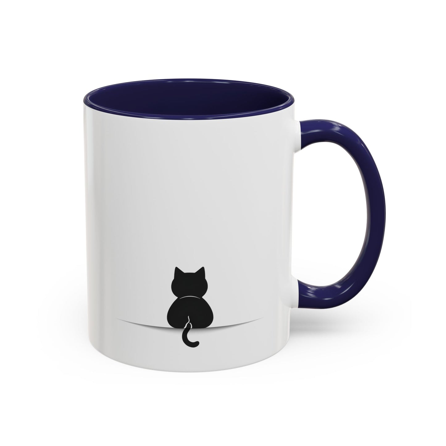 Minimalist Black Cat Mug | Cute Cat Lover Gift | Custom Made Pet Coffee Cup