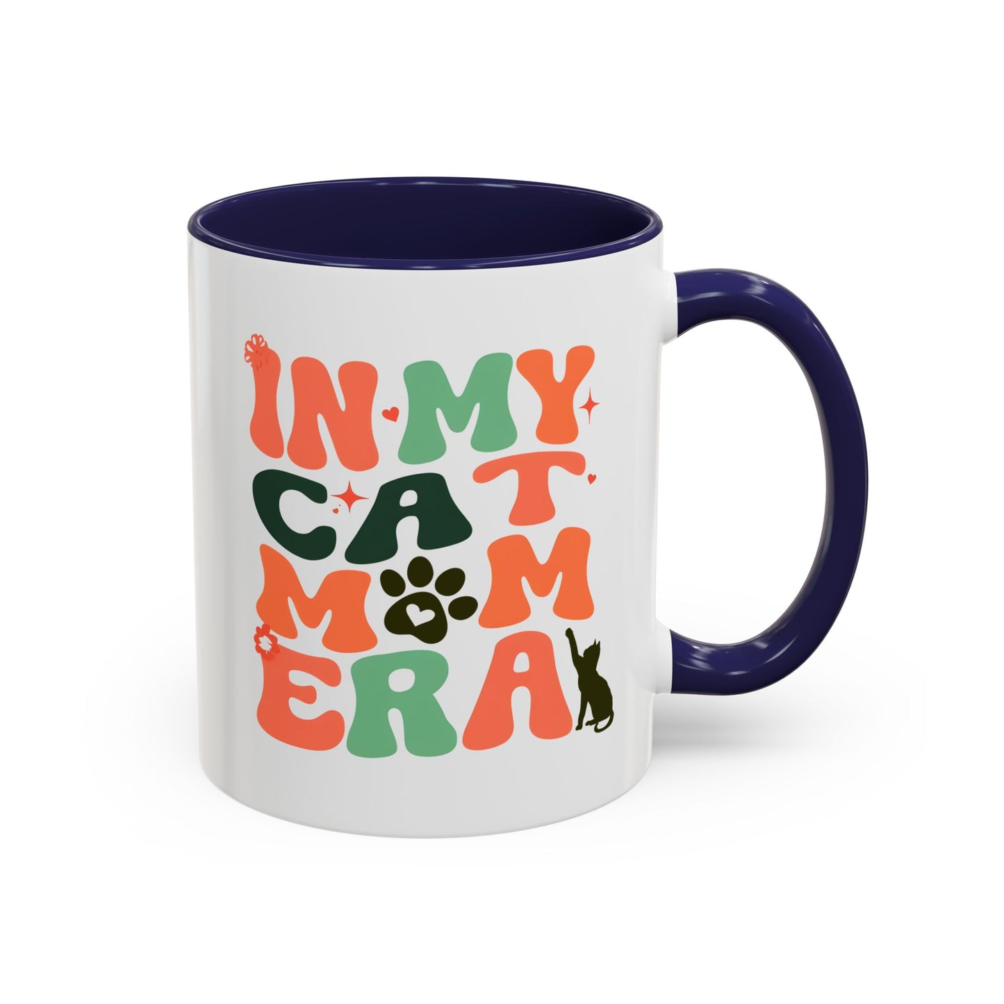 In My Cat Mom Era Mug | Retro Cat Lover Gift | Custom Made Coffee Cup for Cat Moms
