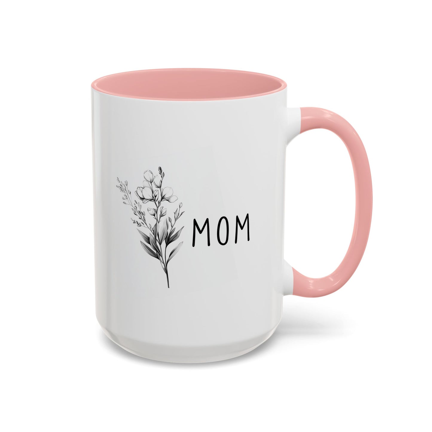 Minimalist Mom Mug | Custom Made Floral Coffee Cup | Mother’s Day Gift for Mom