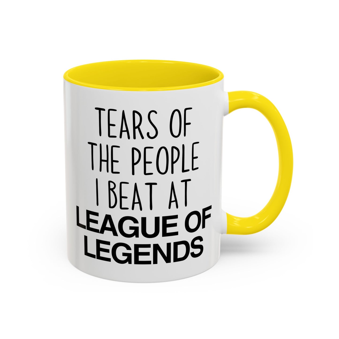 Tears of the People I Beat at League of Legends Mug | Funny Gamer Mug | Custom Made Gift for League Players