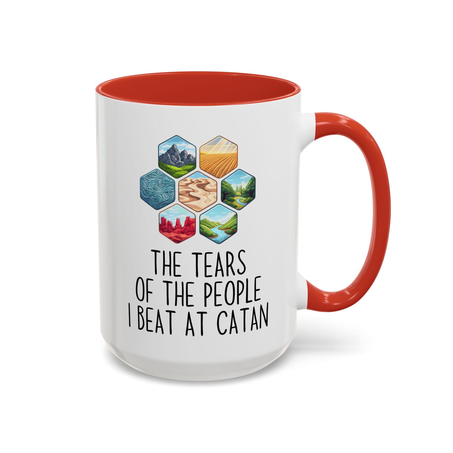 The Tears of the People I Beat at Catan Mug | Funny Board Game Coffee Cup | Custom Made Gift for Gamers & Catan Fans