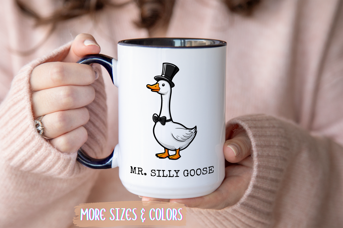 Mr. Silly Goose Funny Mug | Custom Made Coffee Cup for Animal Lovers & Friends