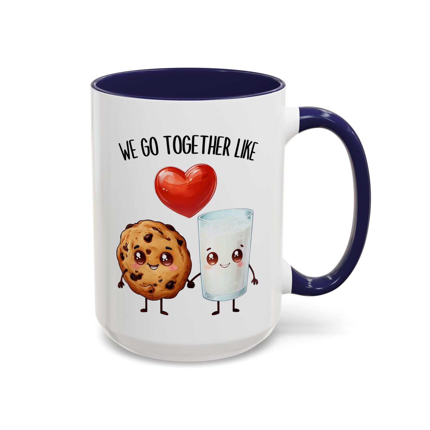 We Go Together Like Milk and Cookies Mug – Cute Couple Mug | Funny Valentine’s Gift for Him or Her