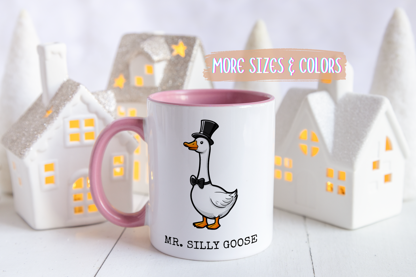 Mr. Silly Goose Funny Mug | Custom Made Coffee Cup for Animal Lovers & Friends