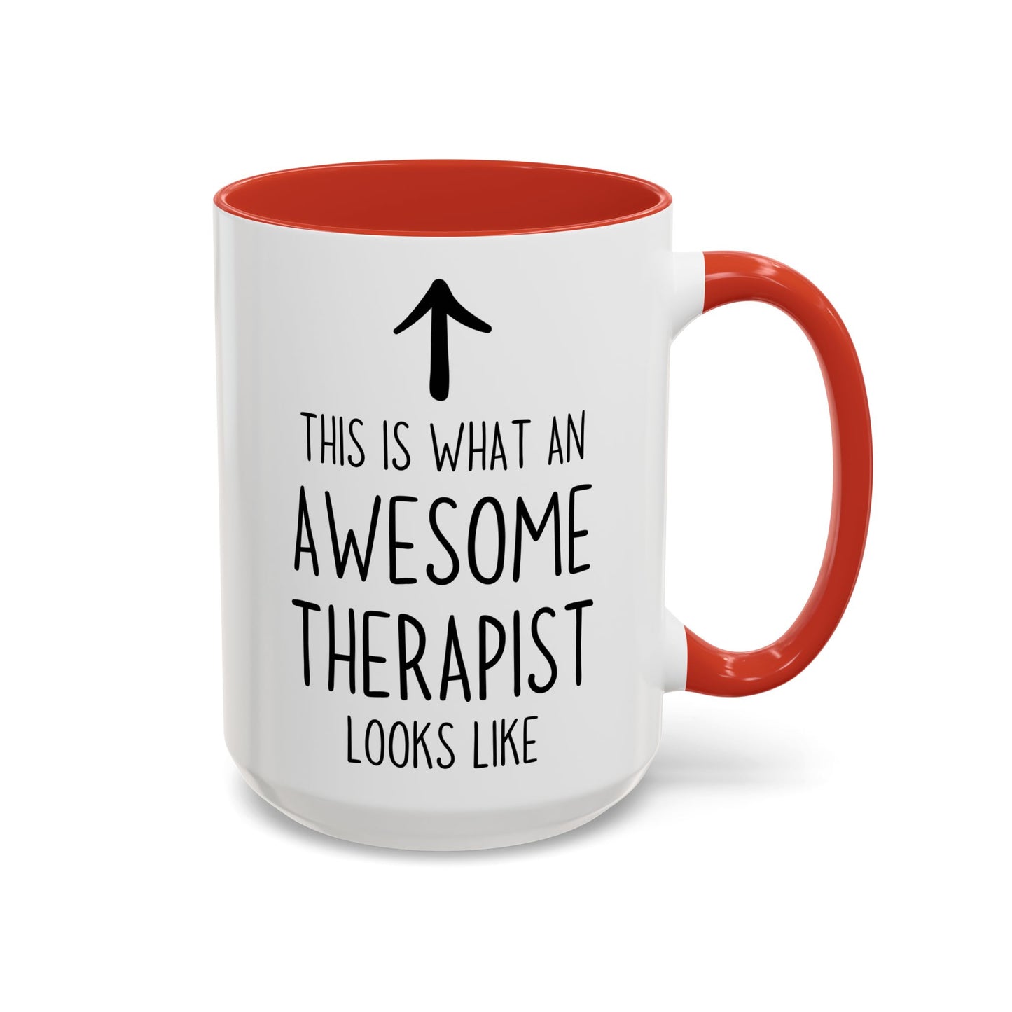This Is What An Awesome Therapist Looks Like Mug | Custom Made Therapist Gift | Funny Psychology Coffee Cup
