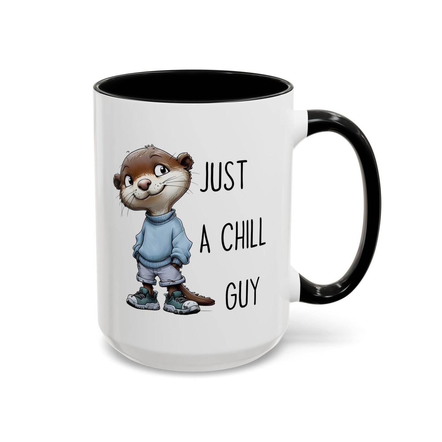 Just a Chill Guy Otter Mug | Funny Animal Coffee Cup | Custom Made Gift for Otter Lovers