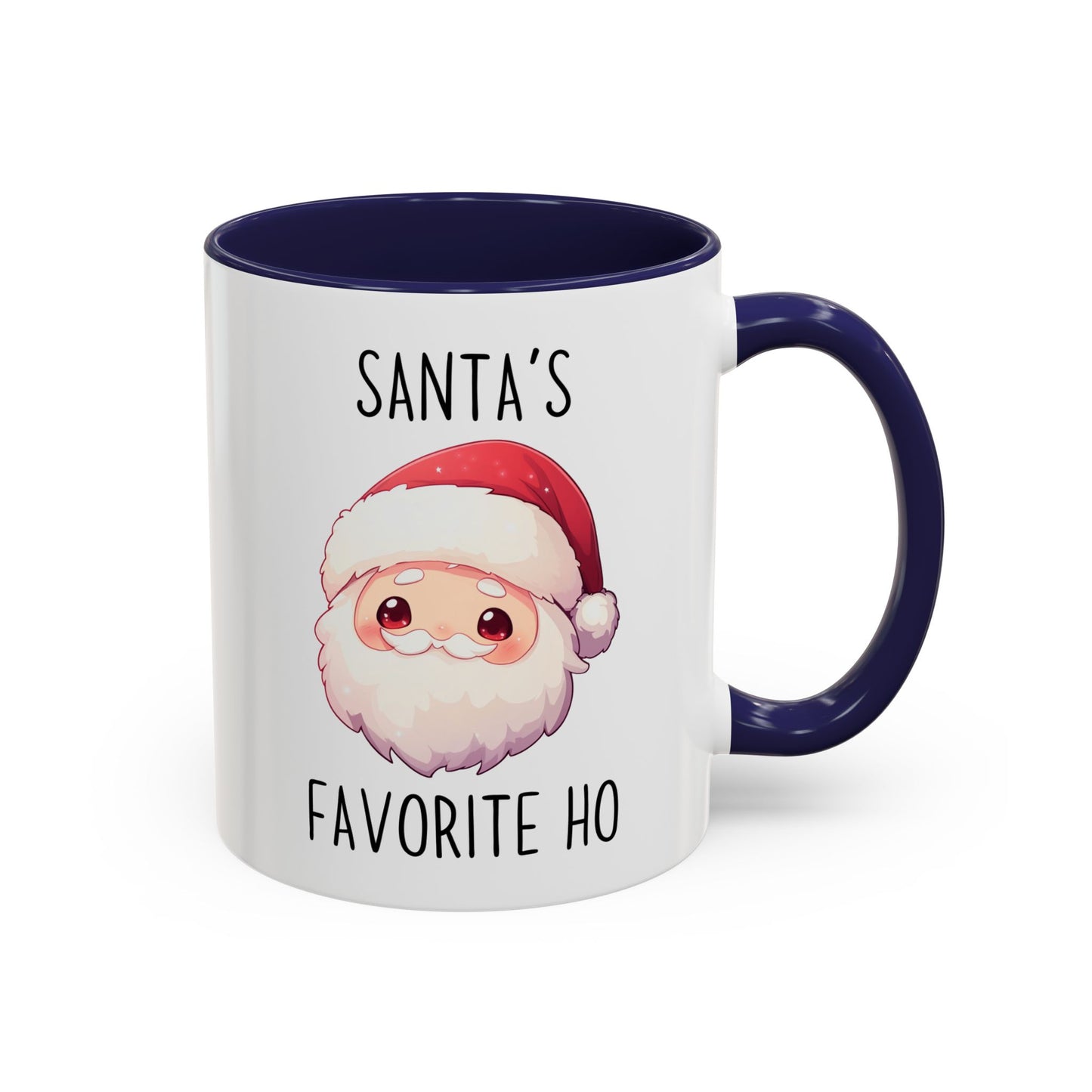 Santa’s Favorite Ho Ho Ho Funny Christmas Mug | Cute Santa Holiday Cup | Custom Made Gift for Her or Him