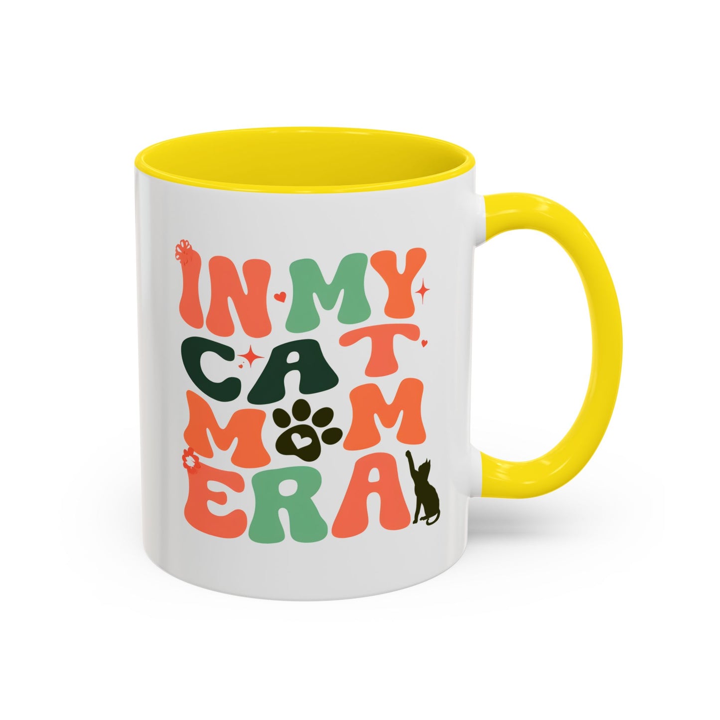 In My Cat Mom Era Mug | Retro Cat Lover Gift | Custom Made Coffee Cup for Cat Moms