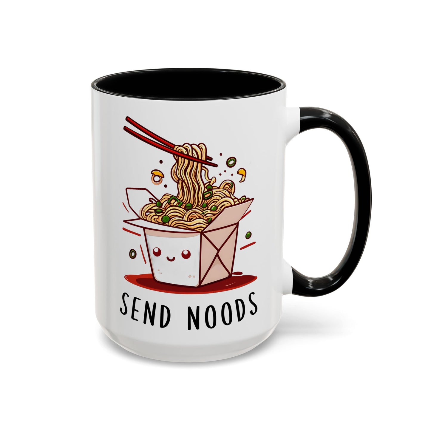 Send Noods Mug – Funny Noodle Mug | Cute Food Pun Coffee Cup