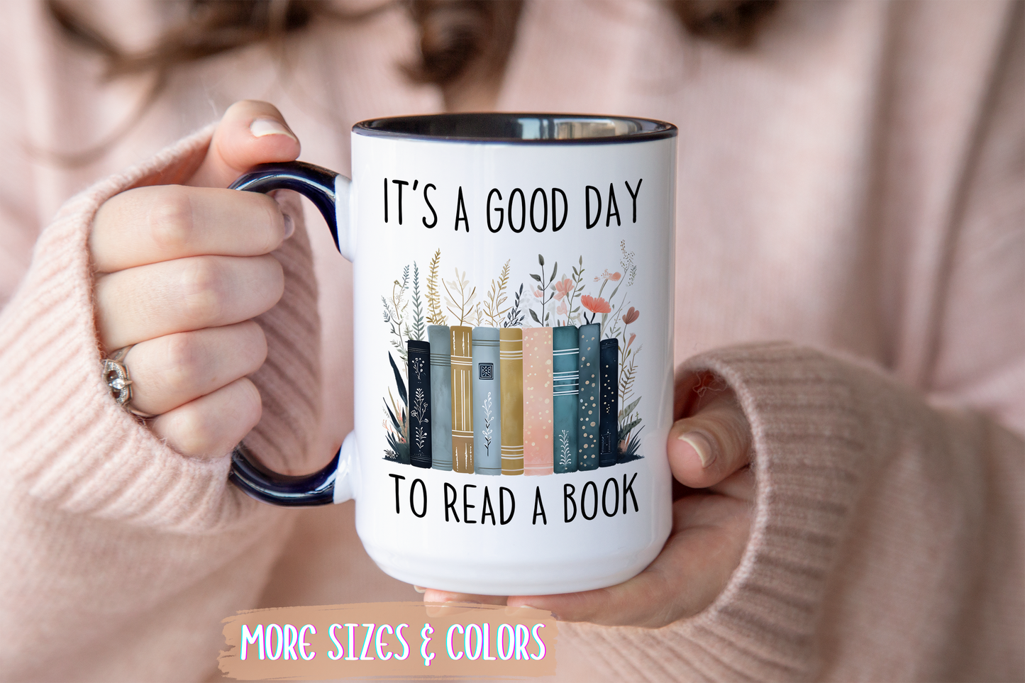 It’s a Good Day to Read a Book Mug | Custom Made Book Lover Coffee Cup Gift