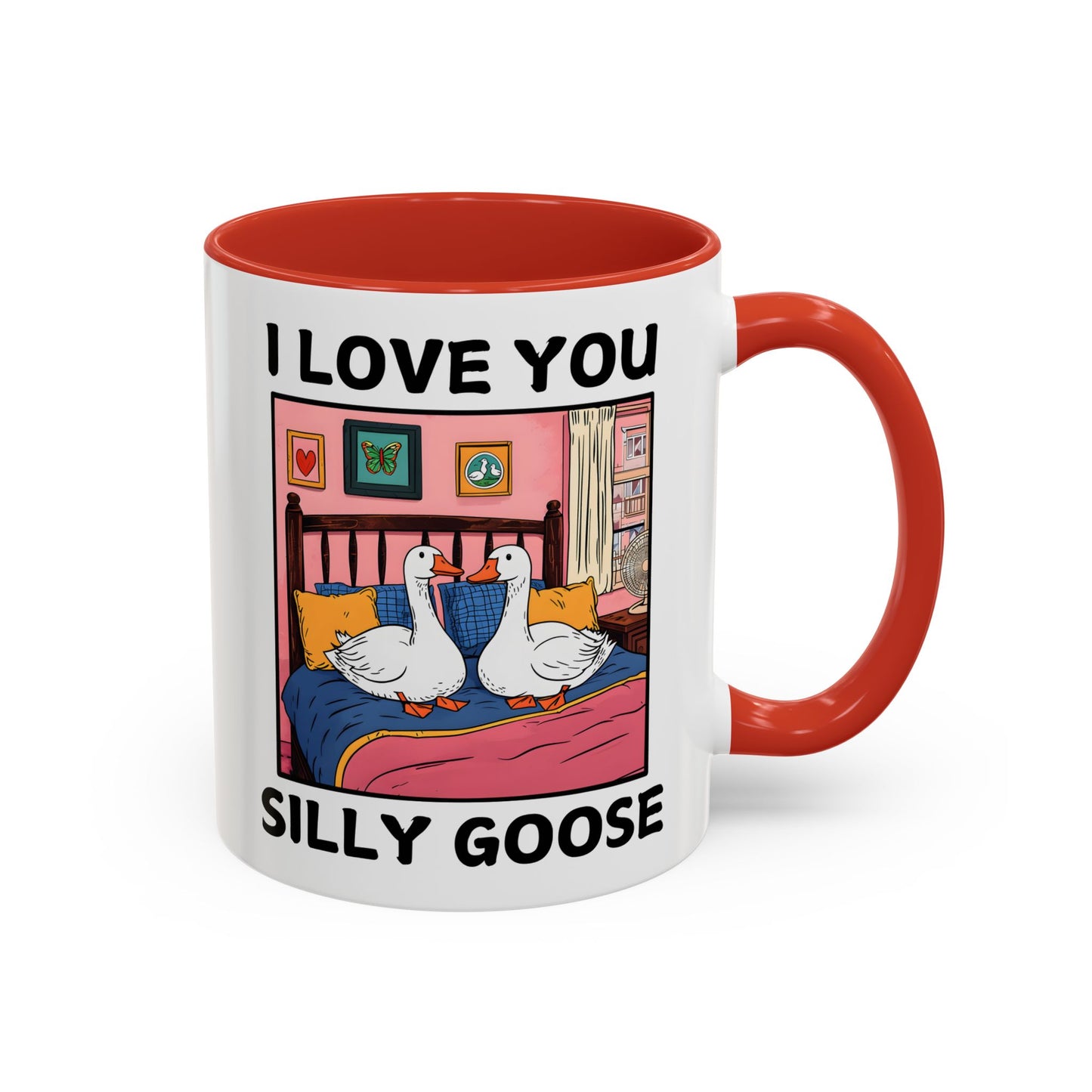 I Love You Silly Goose Mug – Cute Funny Couples Mug | Romantic Gift for Boyfriend, Girlfriend, Husband, or Wife
