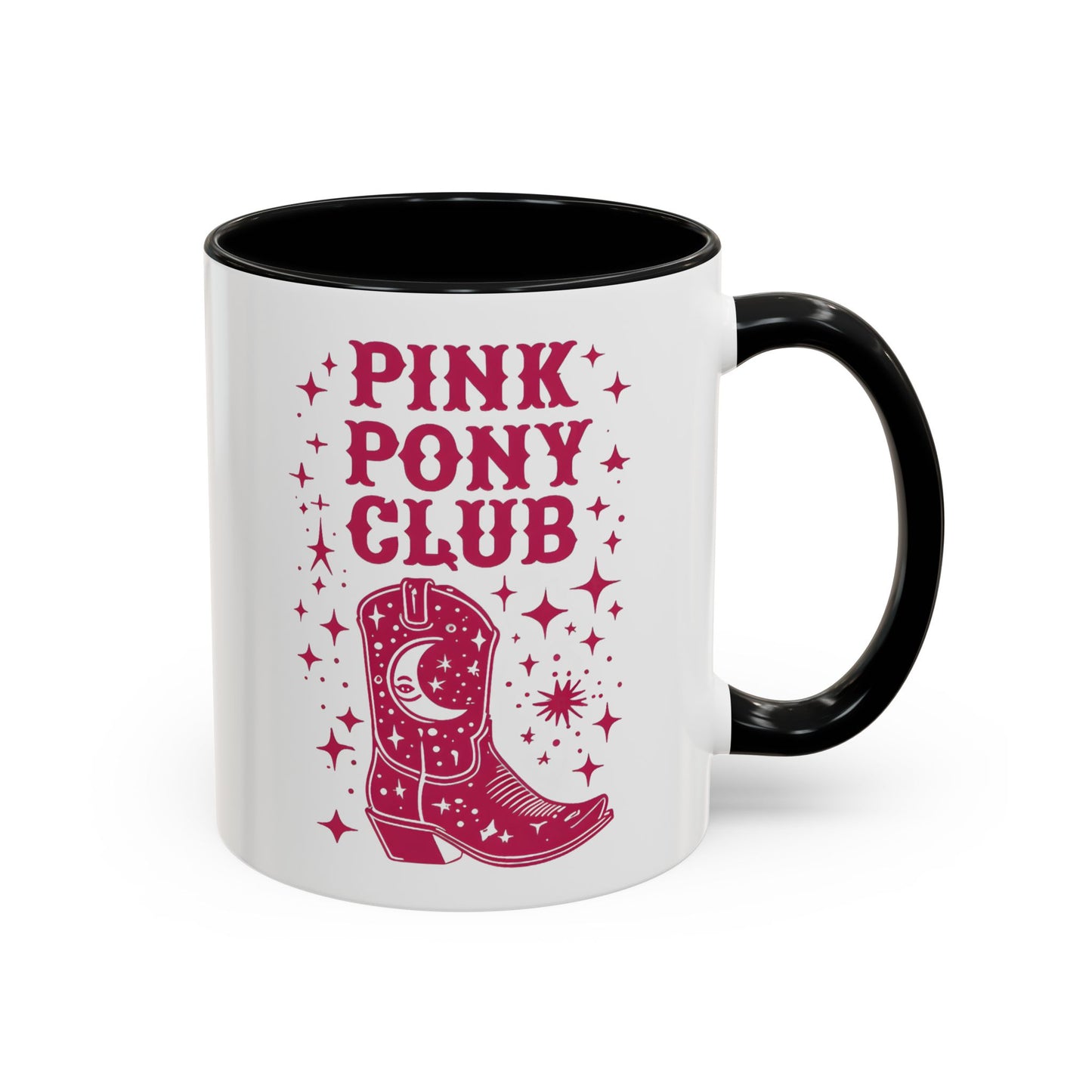 Pink Pony Club Mug | Western Aesthetic Cowgirl Mug | Retro Country Boot Mug | Custom Made Gift