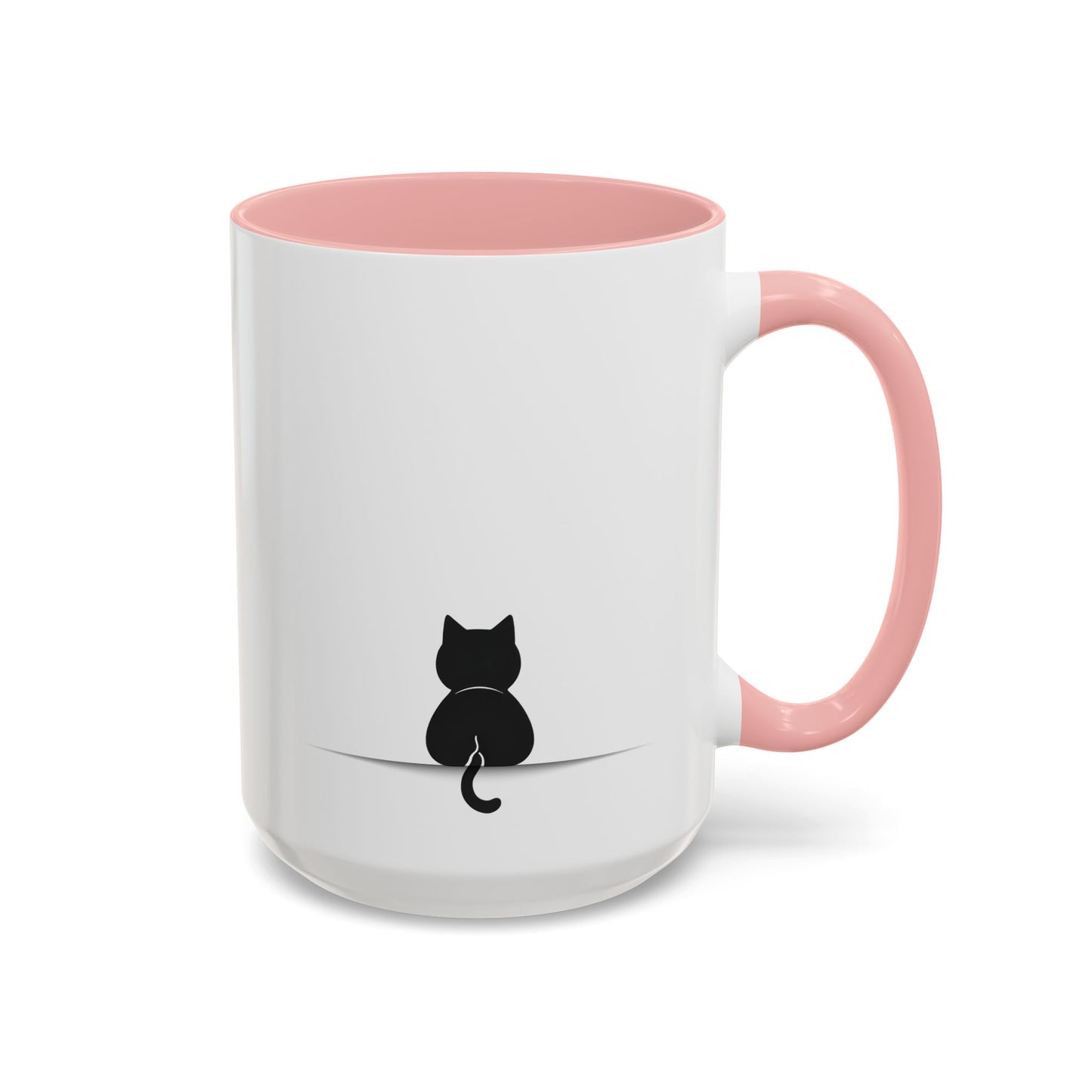 Minimalist Black Cat Mug | Cute Cat Lover Gift | Custom Made Pet Coffee Cup